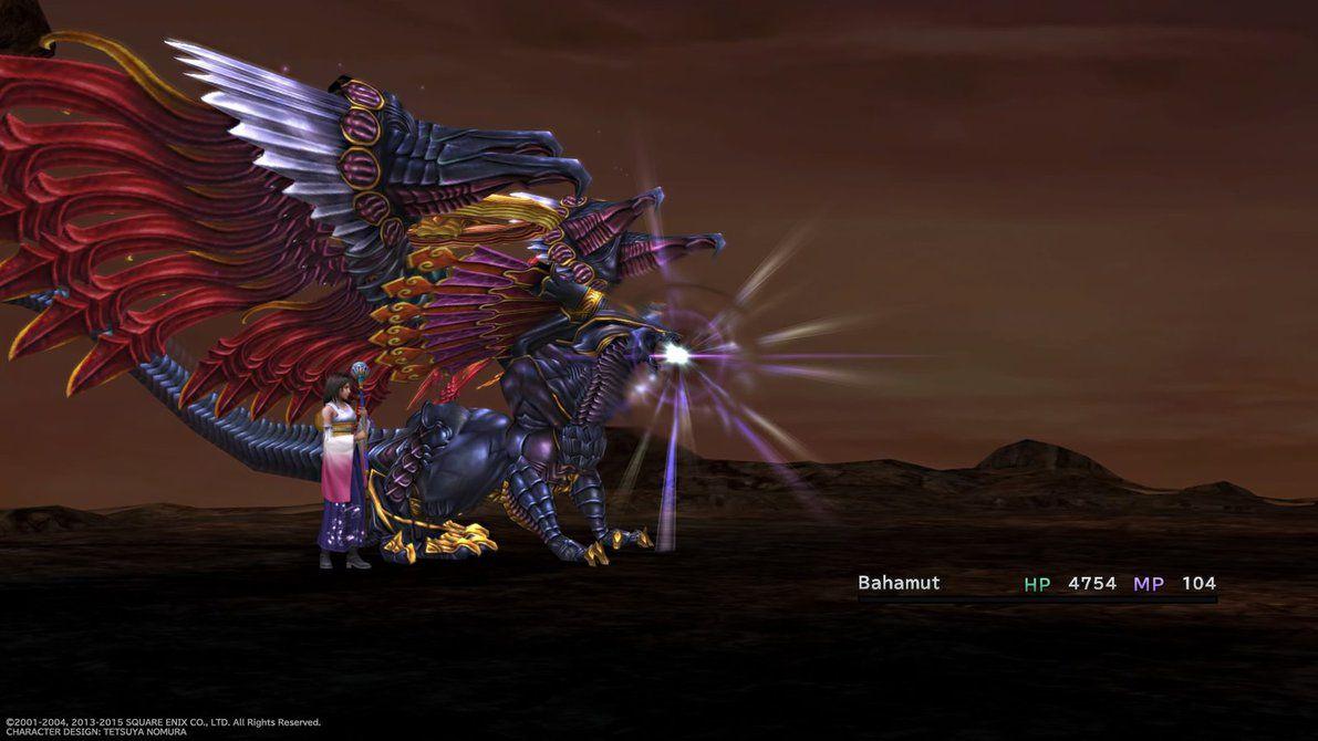 Final Fantasy X PS4: Bahamut Unleashes Mega Flare