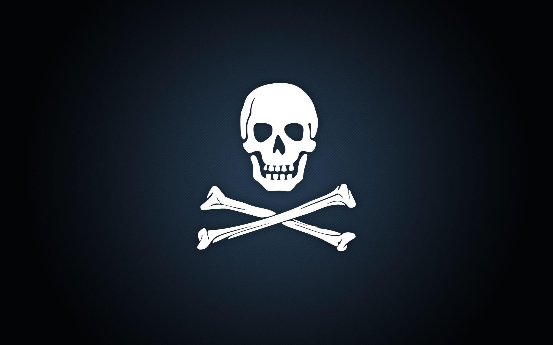 Wallpaper Skull And Crossbones