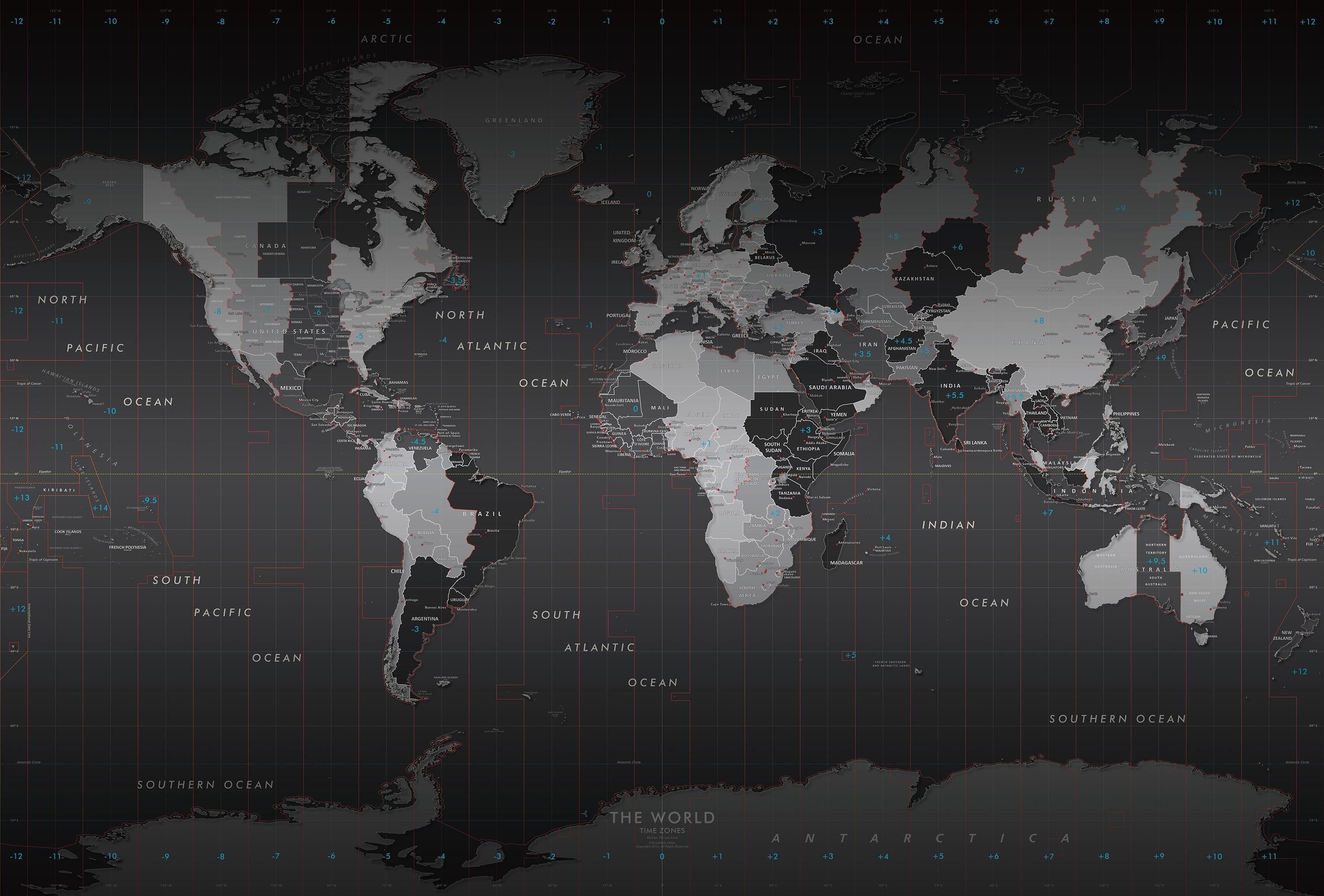 World Map Black Wallpapers - Wallpaper Cave