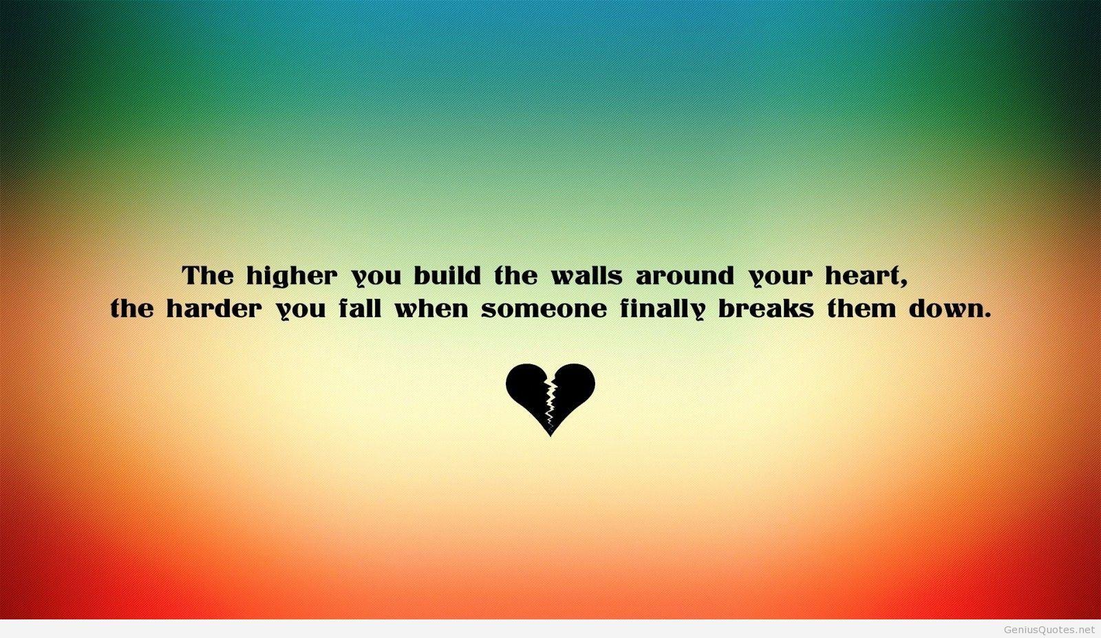 broken heart love quote