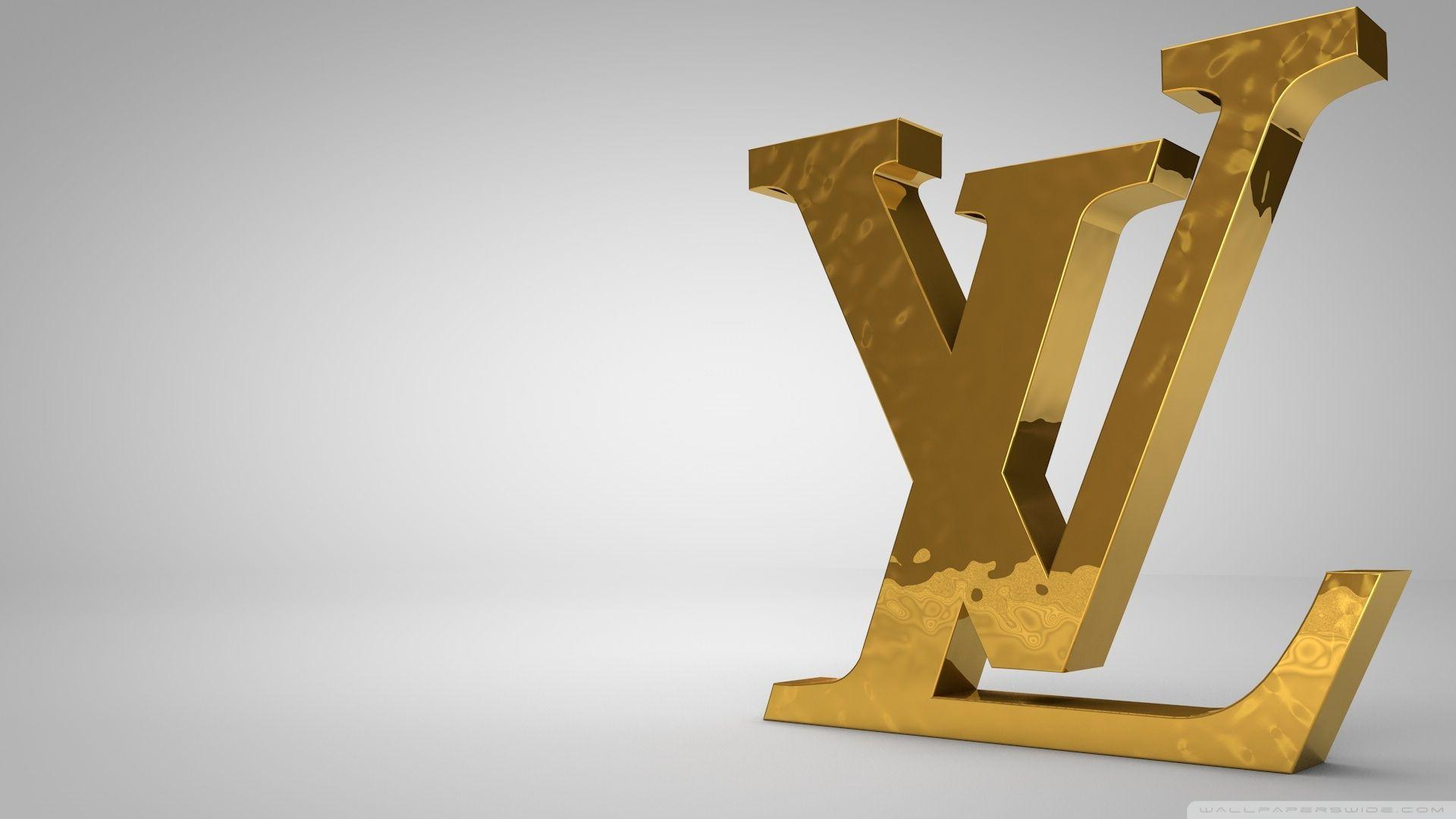 Louis Vuitton Golden Logo ❤ 4K HD Desktop Wallpapers for 4K Ultra HD