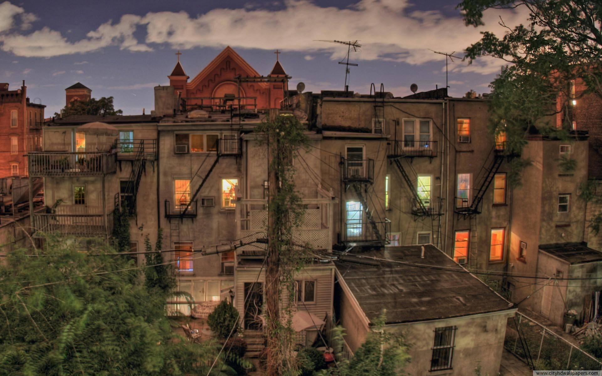 The Old Town houses in Madrid