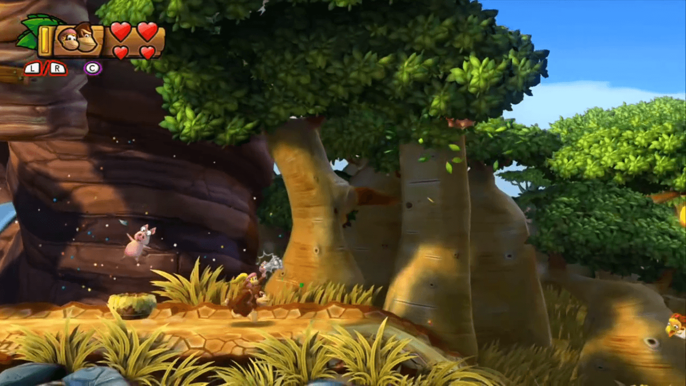 Donkey Kong Country Tropical Freeze Level 3 2 Baobab Bonanza