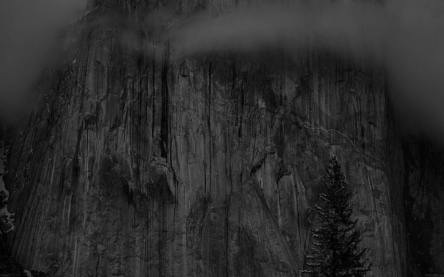 Os X Yosemite Black Wallpaper Apple
