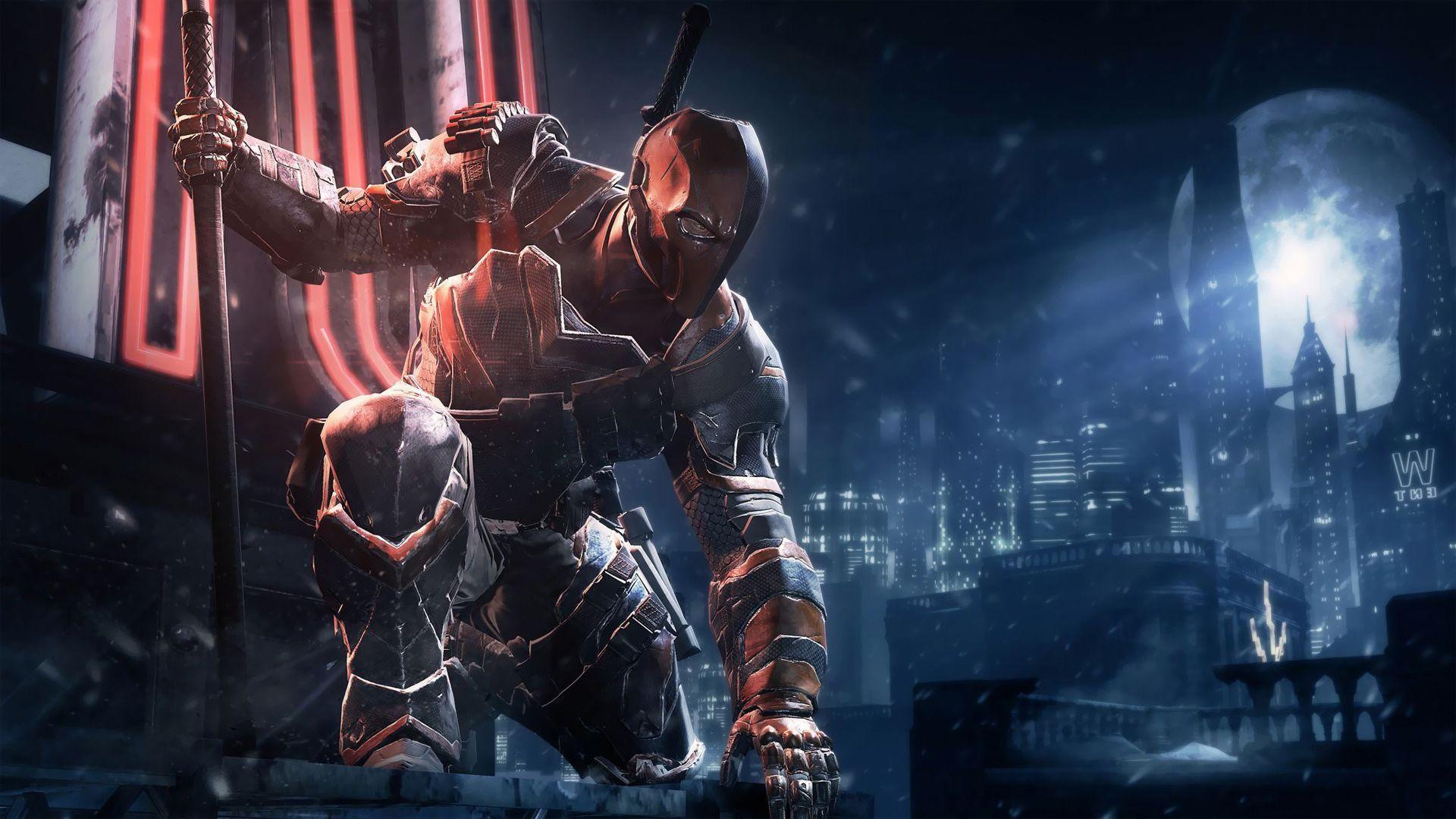 Deathstroke Batman Arkham Origins. HD Games Wallpaper for Mobile