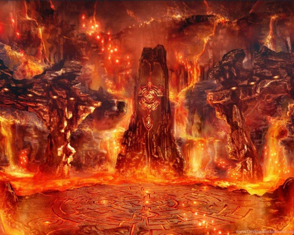 Hell Fire Wallpaper Desktop Background