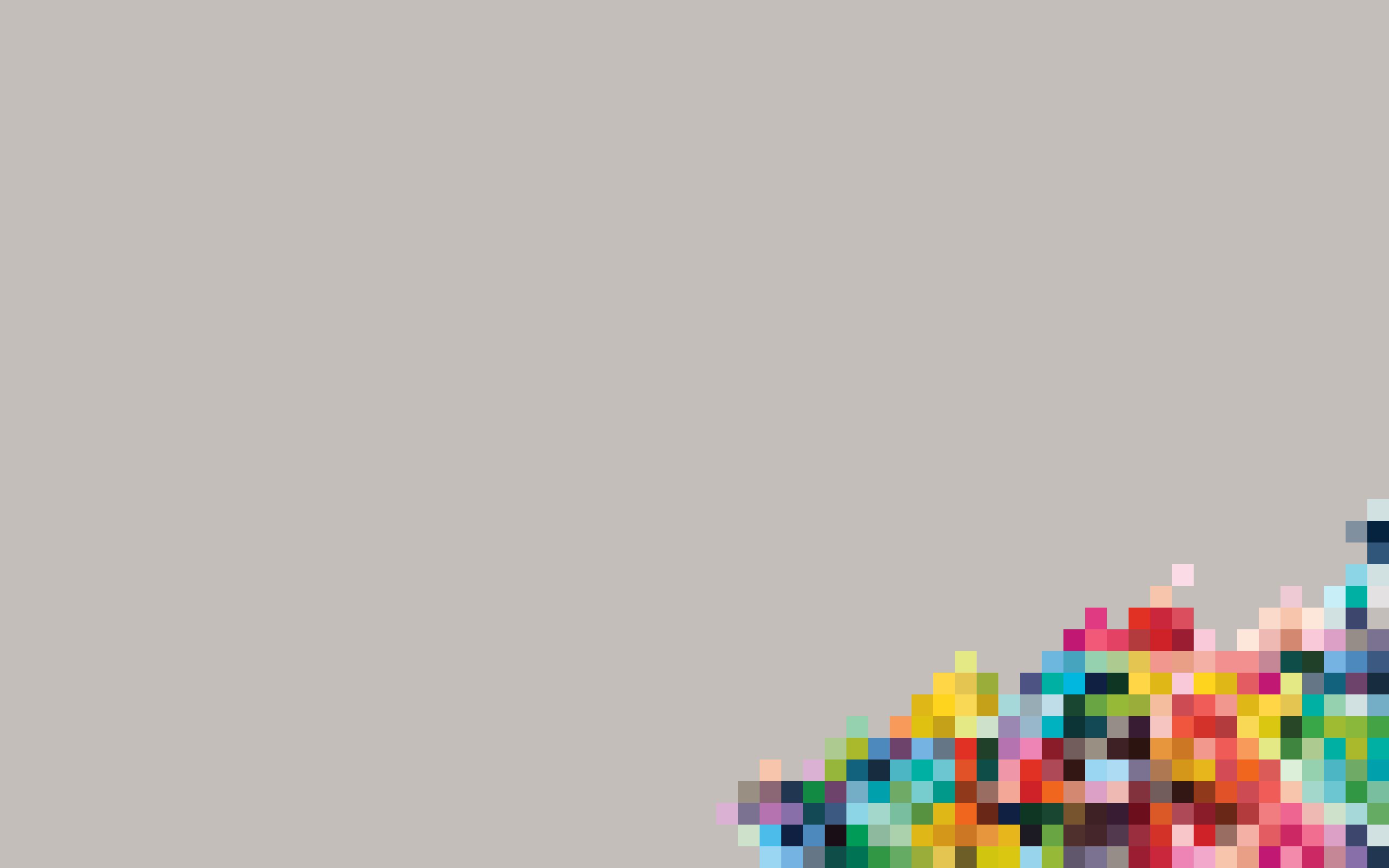 Colorful Pixel Desktop Wallpaper