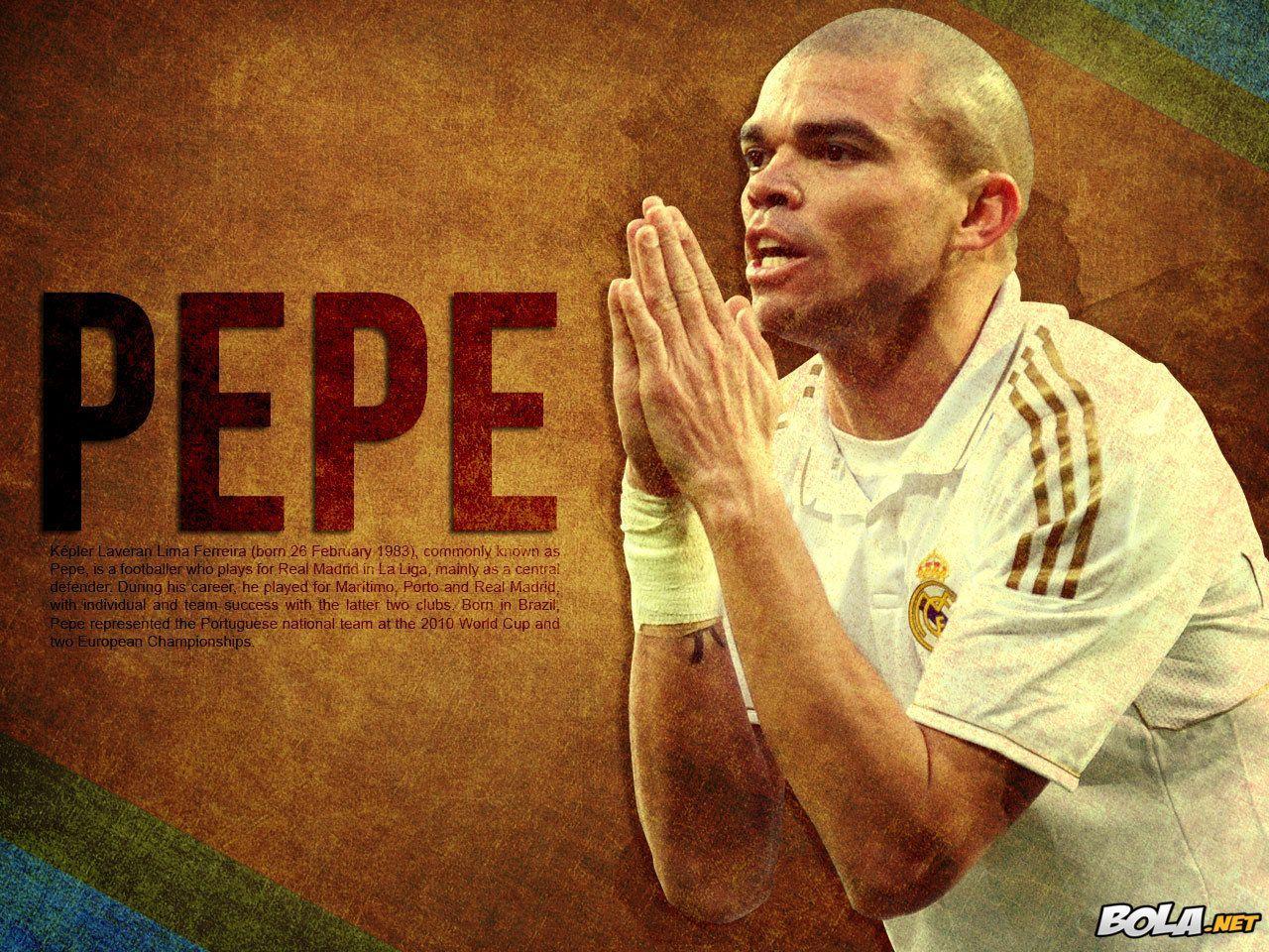 Wallpaper Pepe, Batu Karang di Lini Belakang Real Madrid