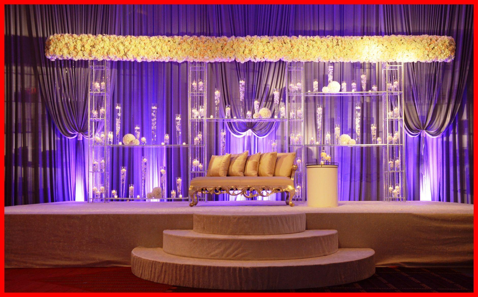 Incredible Wedding Flowers And Mandap Design For Stage Backdrops