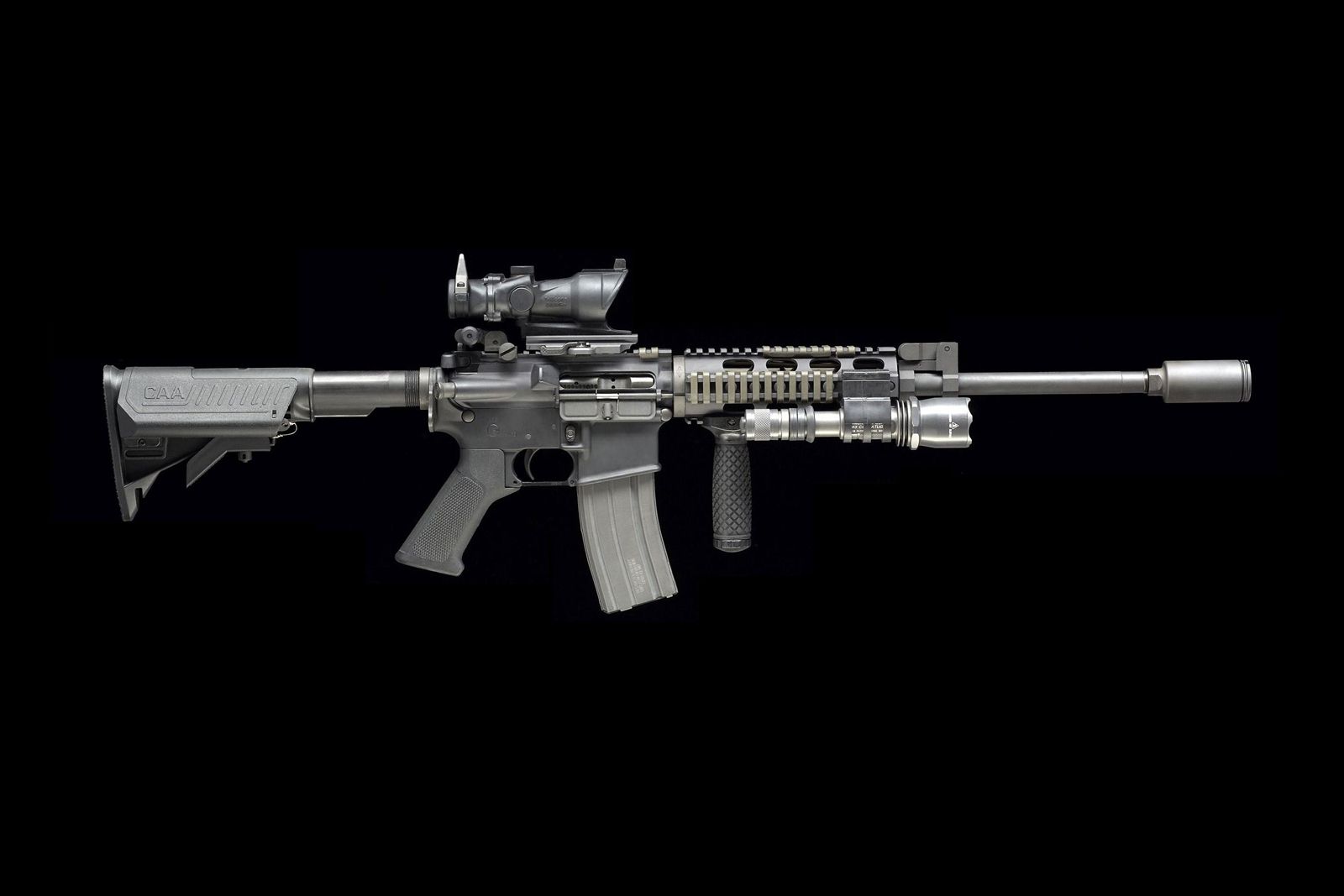 cool img max: Awesome M4 Carbine and Girls HD Wallpaper