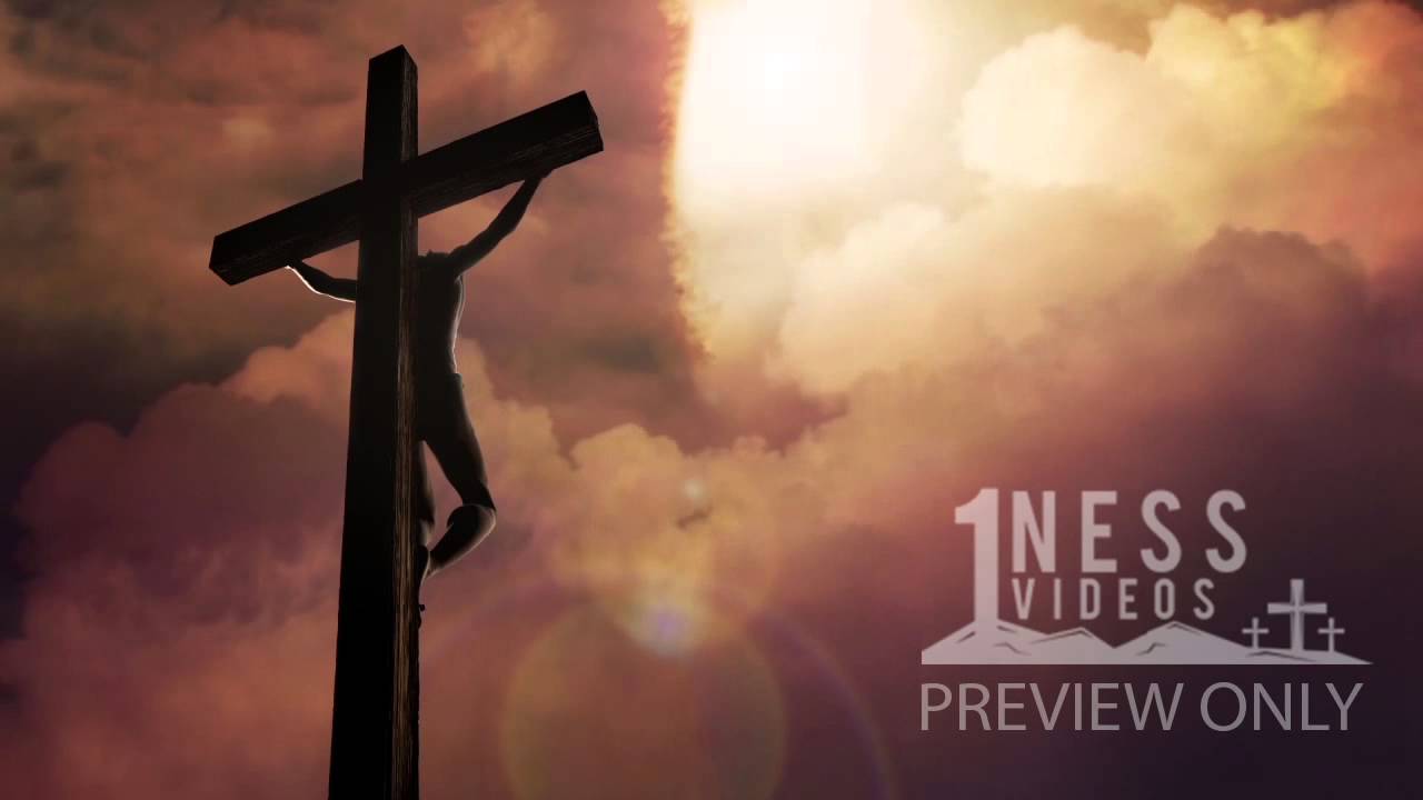 Jesus on the Cross Church Looping Motion Background Videos