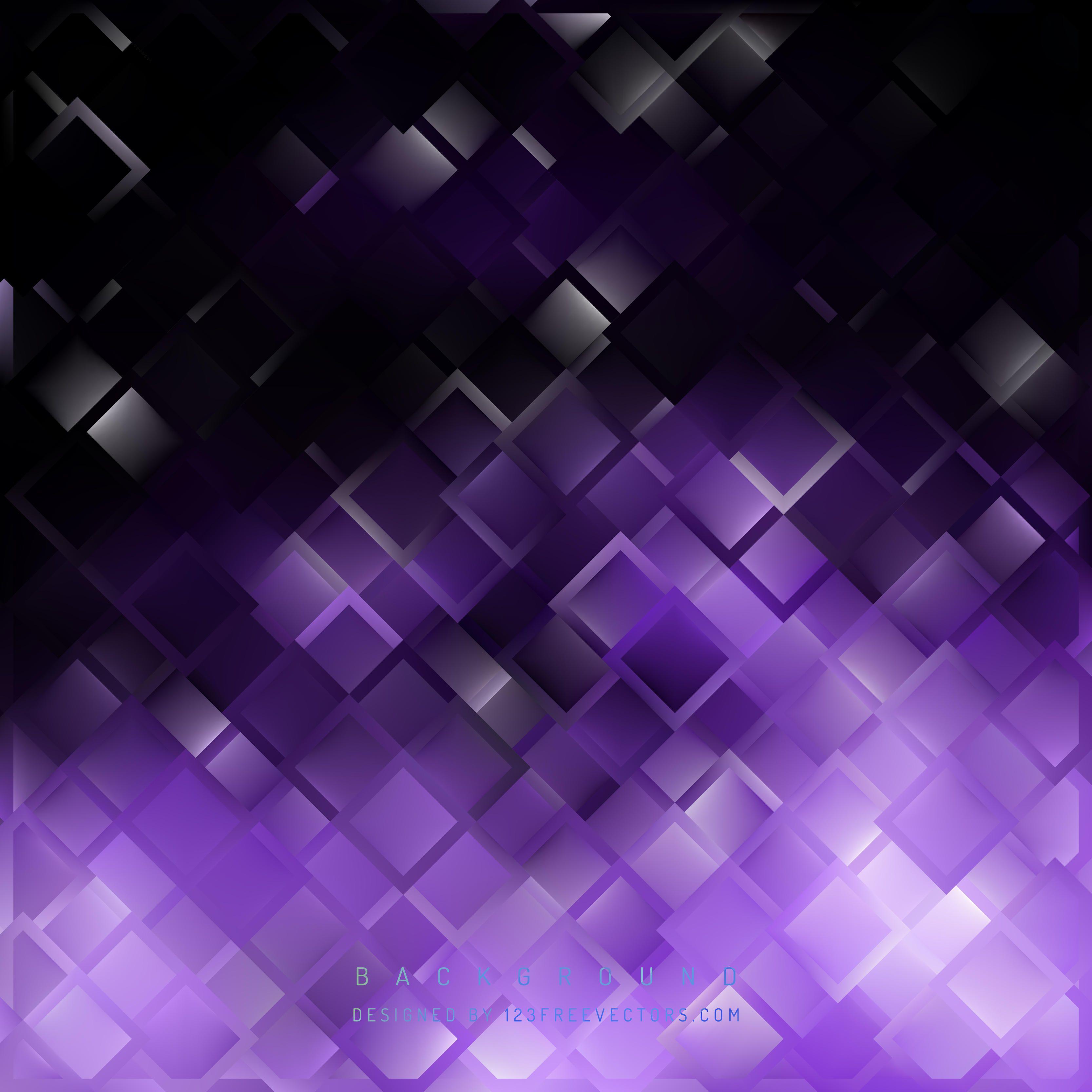 Purple Black Square Background DesignFreevectors