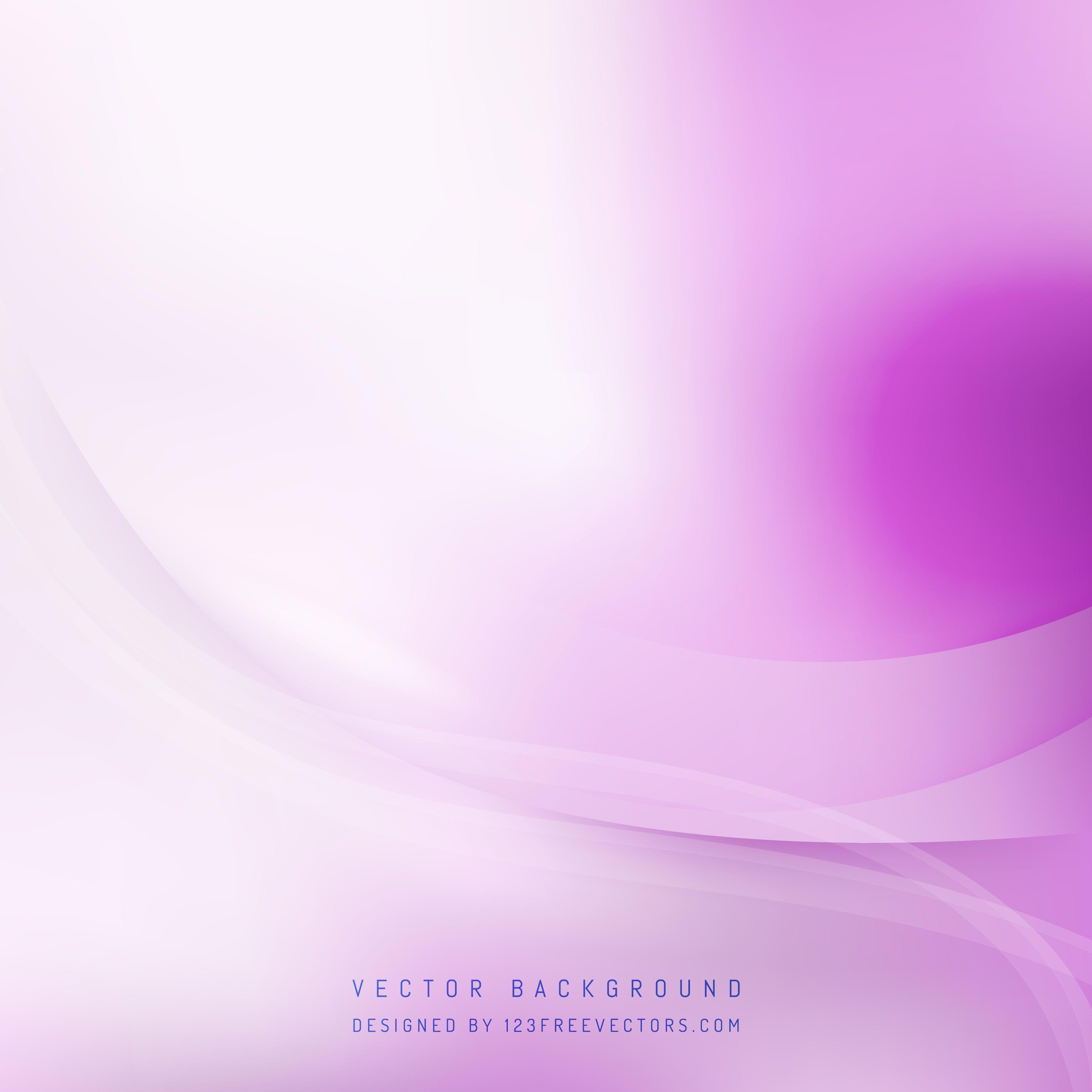 Abstract Light Purple Wave Background DesignFreevectors