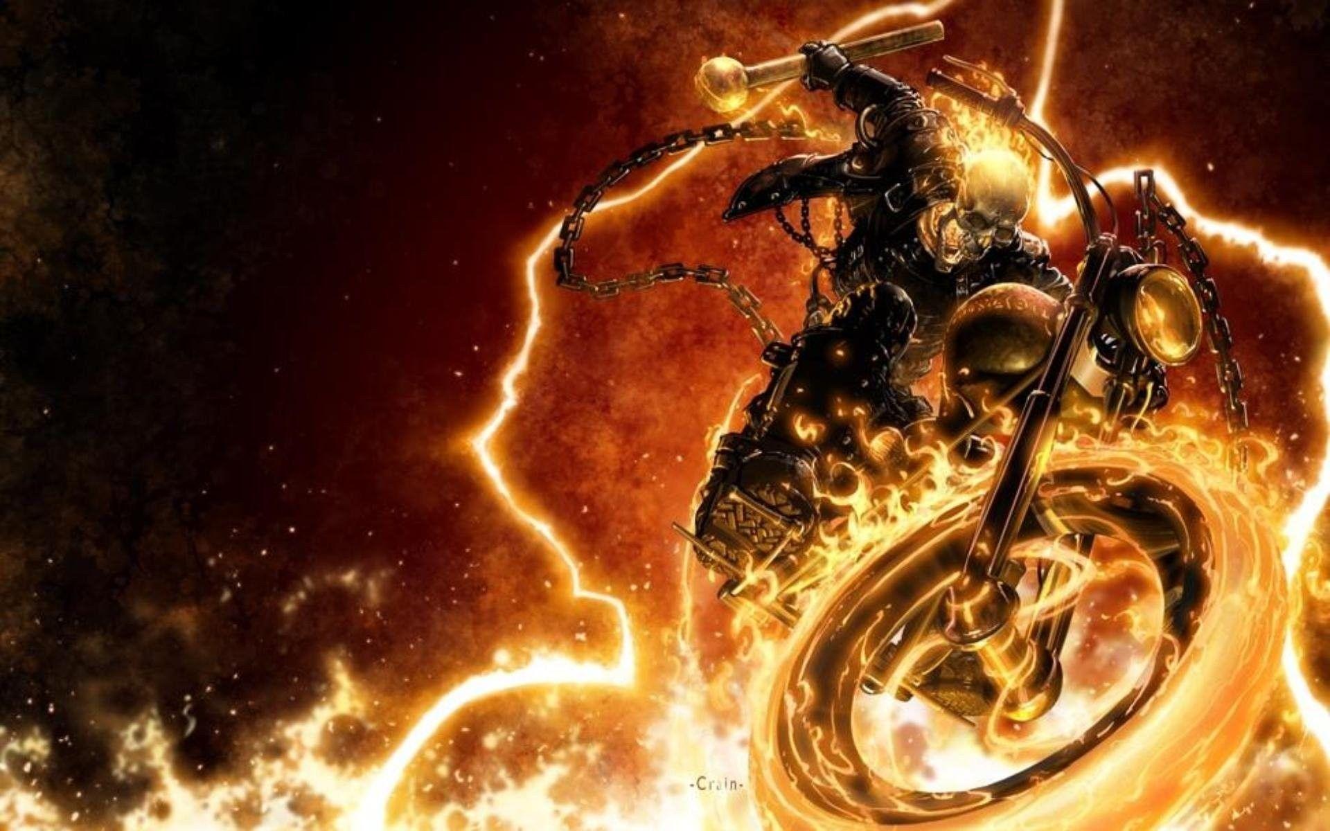 Free Ghost Rider Picture For Wallpaper Idea
