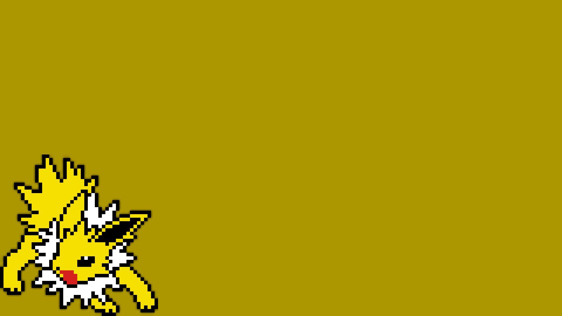 pixel art, Pixels, Joltion, Jolteon Wallpaper HD / Desktop