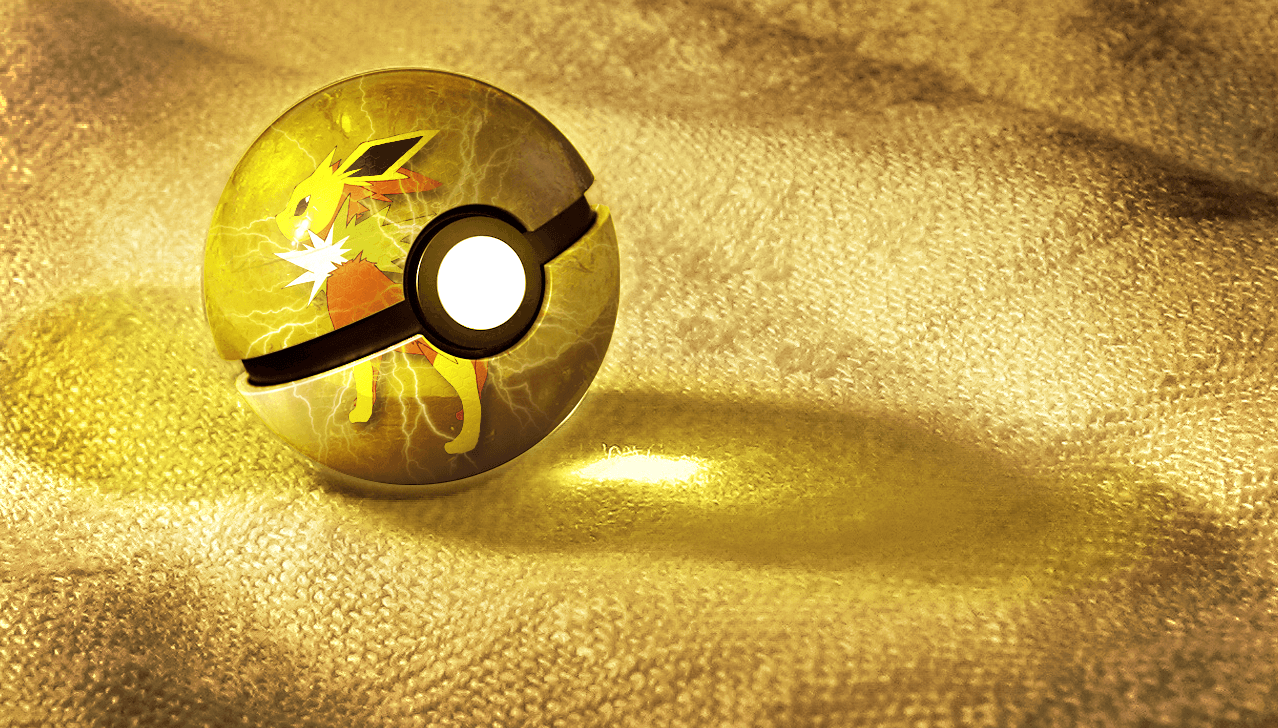 Jolteon Pokeball By G1ZMO DARG0N