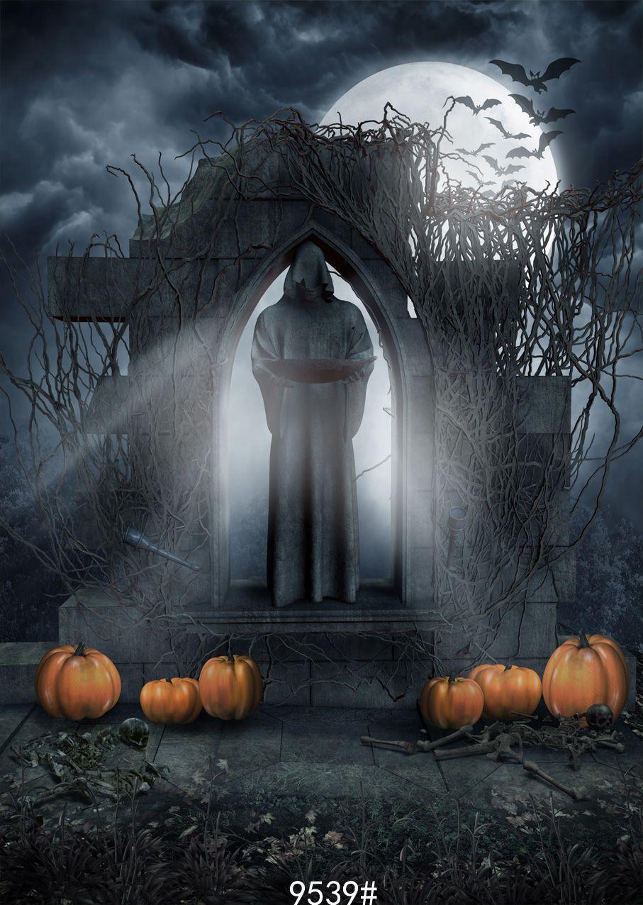 Halloween Horror Background Pumpkin backdrops Vinyl backdrops