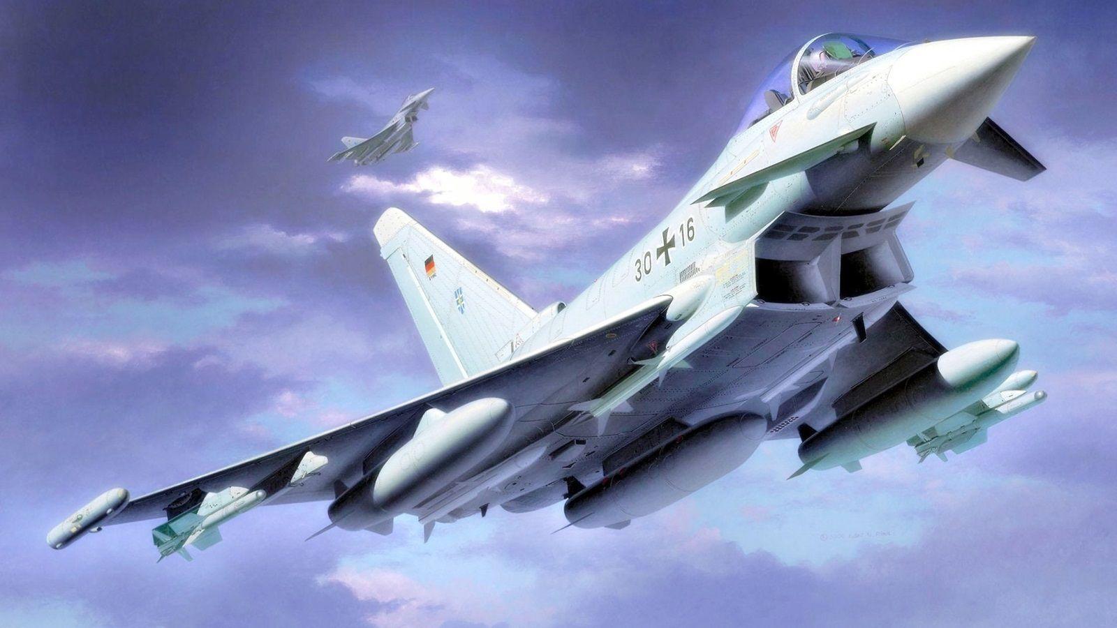 Eurofighter Typhoon Fighter HD Wallpaper