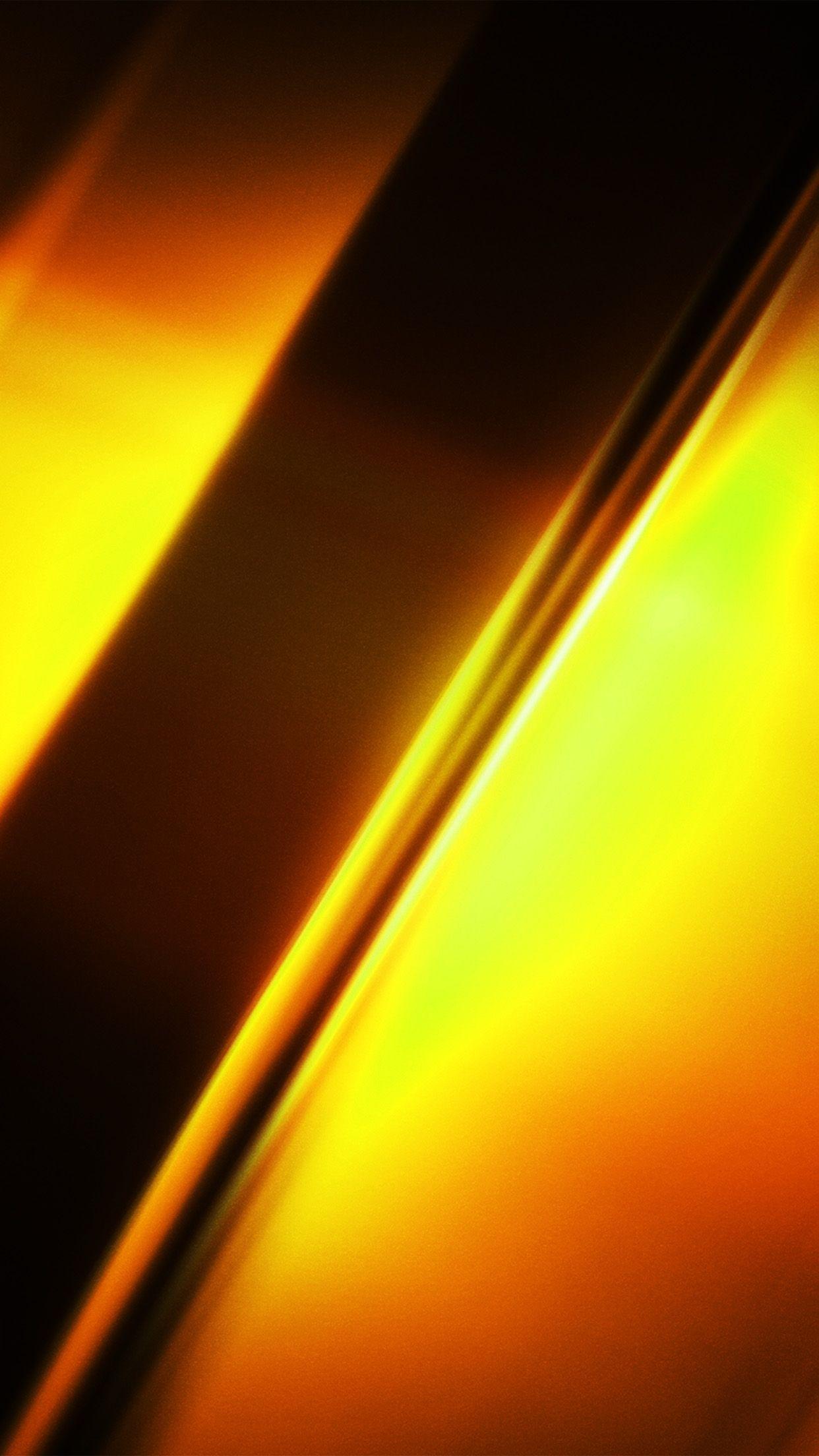 iPhone 8 wallpaper. line gold yellow blur