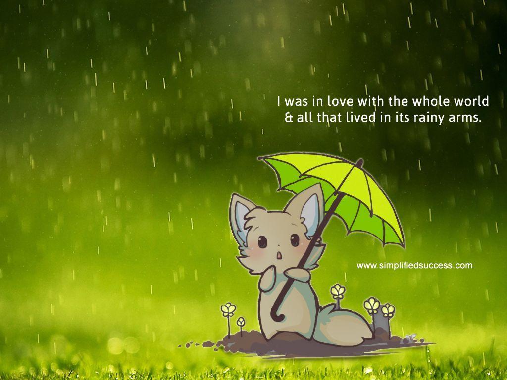 Happy Rain Wallpapers Wallpaper Cave