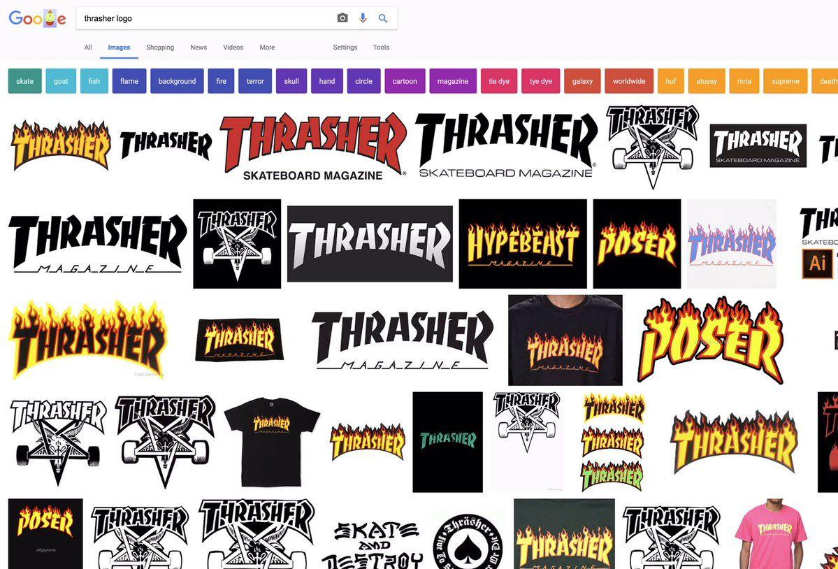 SERP. IMAGE SEARCH THRASHER LOGO U WILL SEE