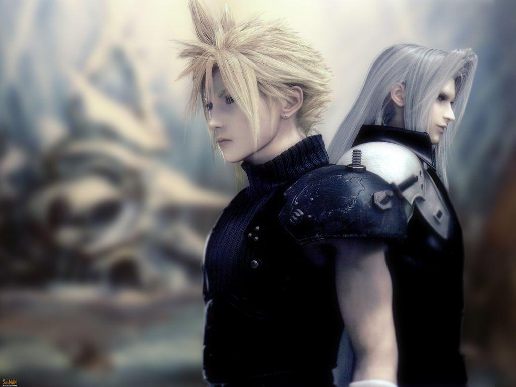 Final Fantasy Cloud Anim HD Wallpaper, Background Image