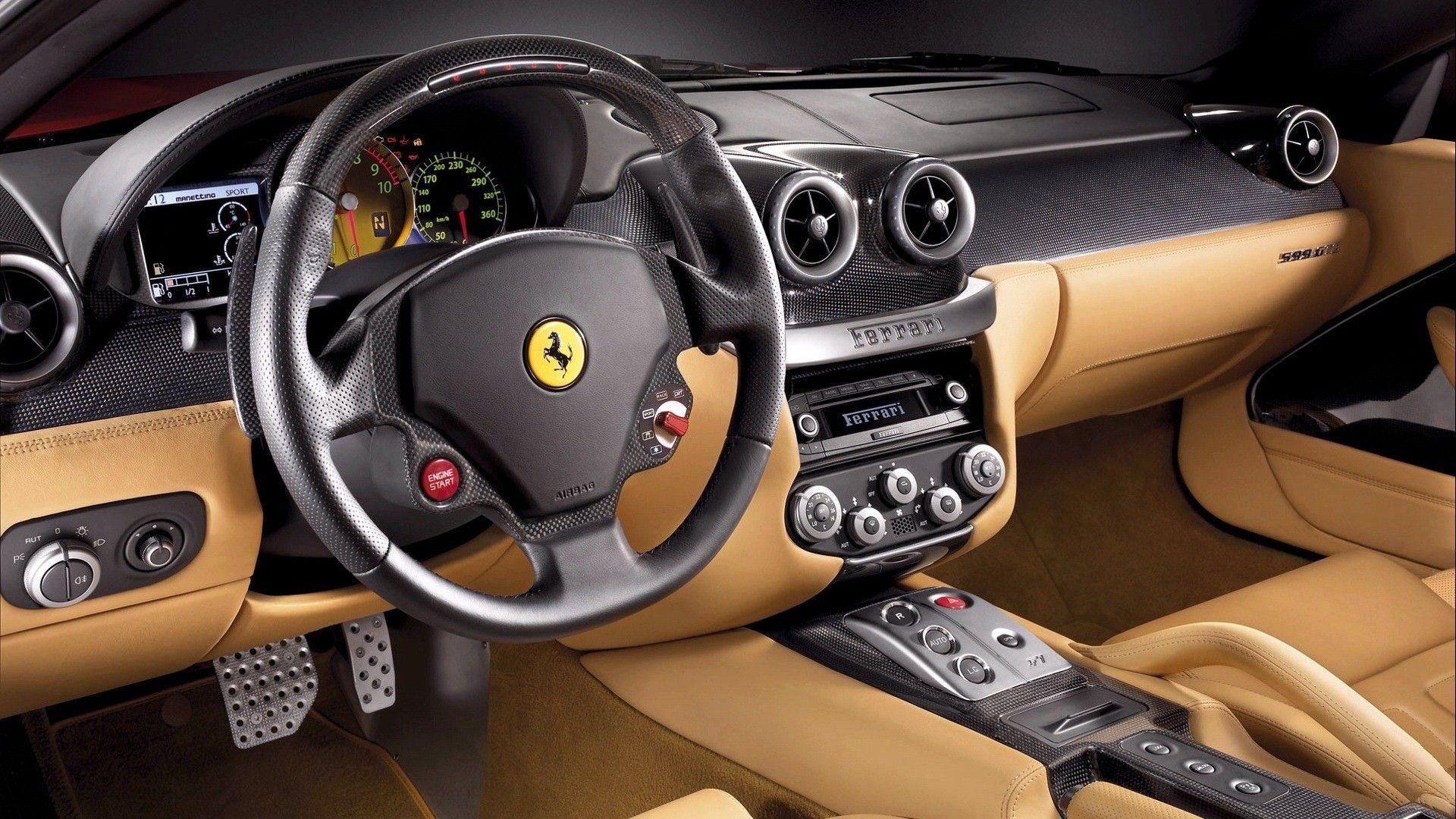 Ferrari Car Interior Dashboard Steering Photo HD Ferrari