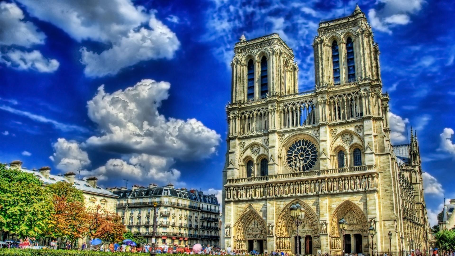 Cathedrale Notre Dame HD desktop wallpaper, Widescreen, High