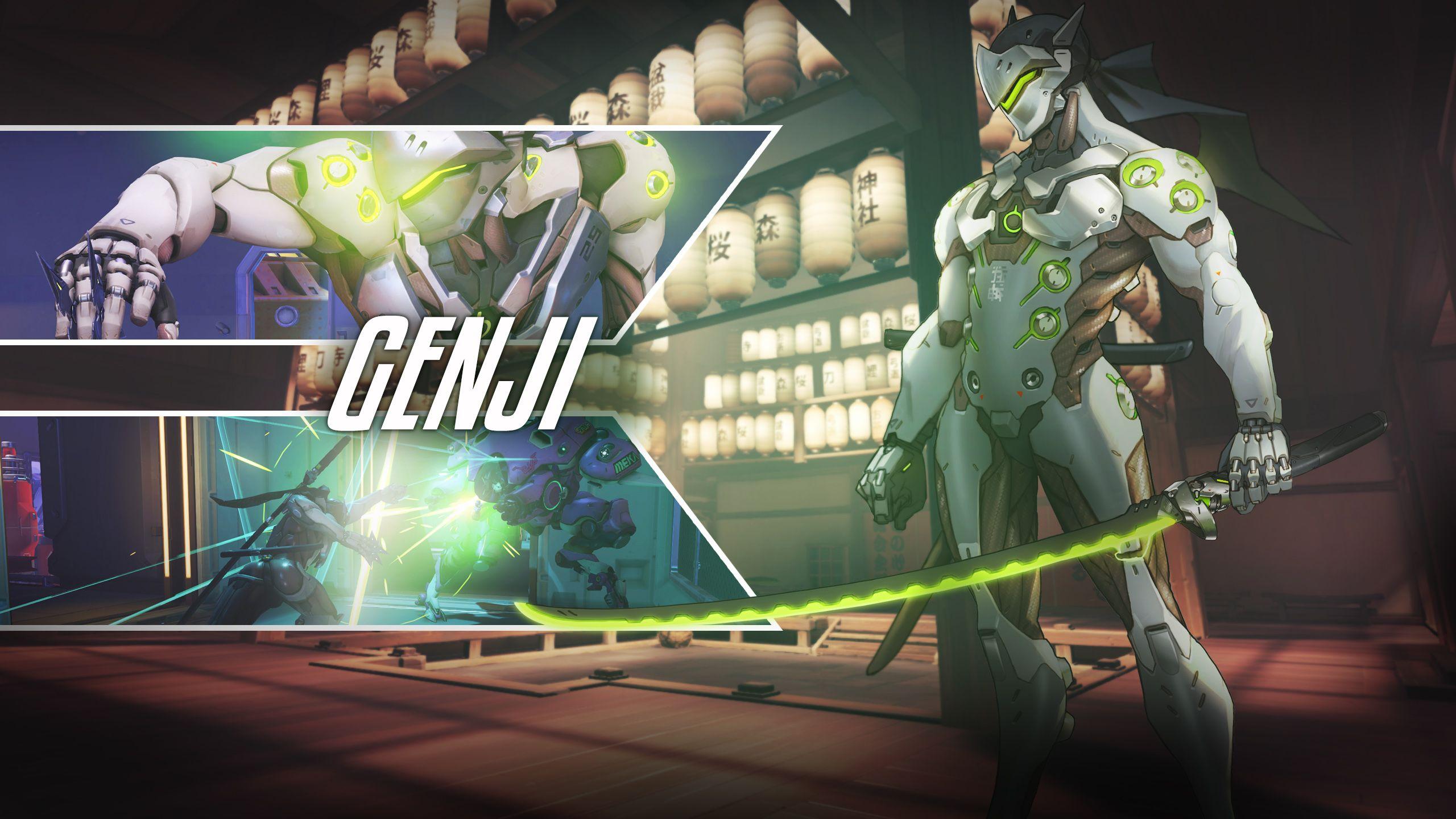 Genji Overwatch 2048x1152 Resolution HD 4k Wallpaper
