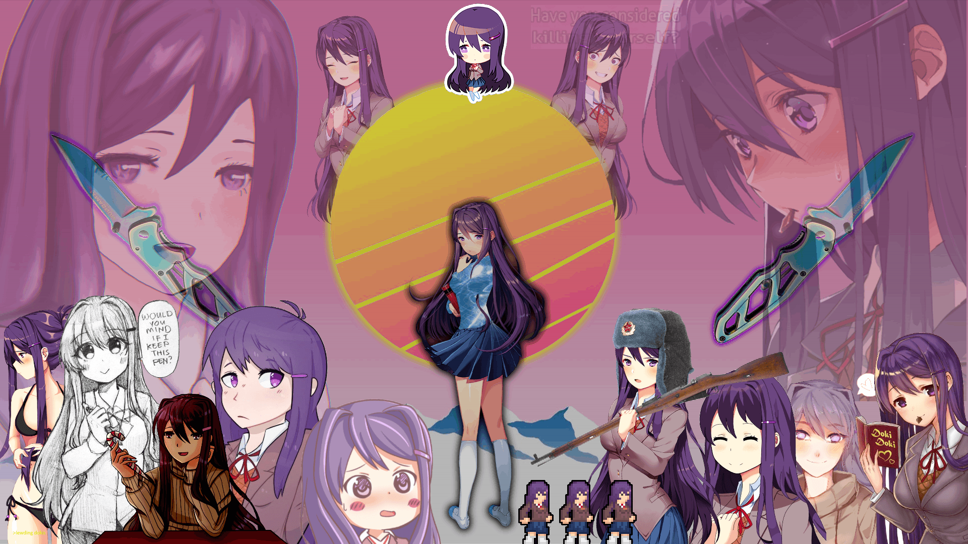 Ultimate Yuri wallpaper. Doki Doki Literature Club