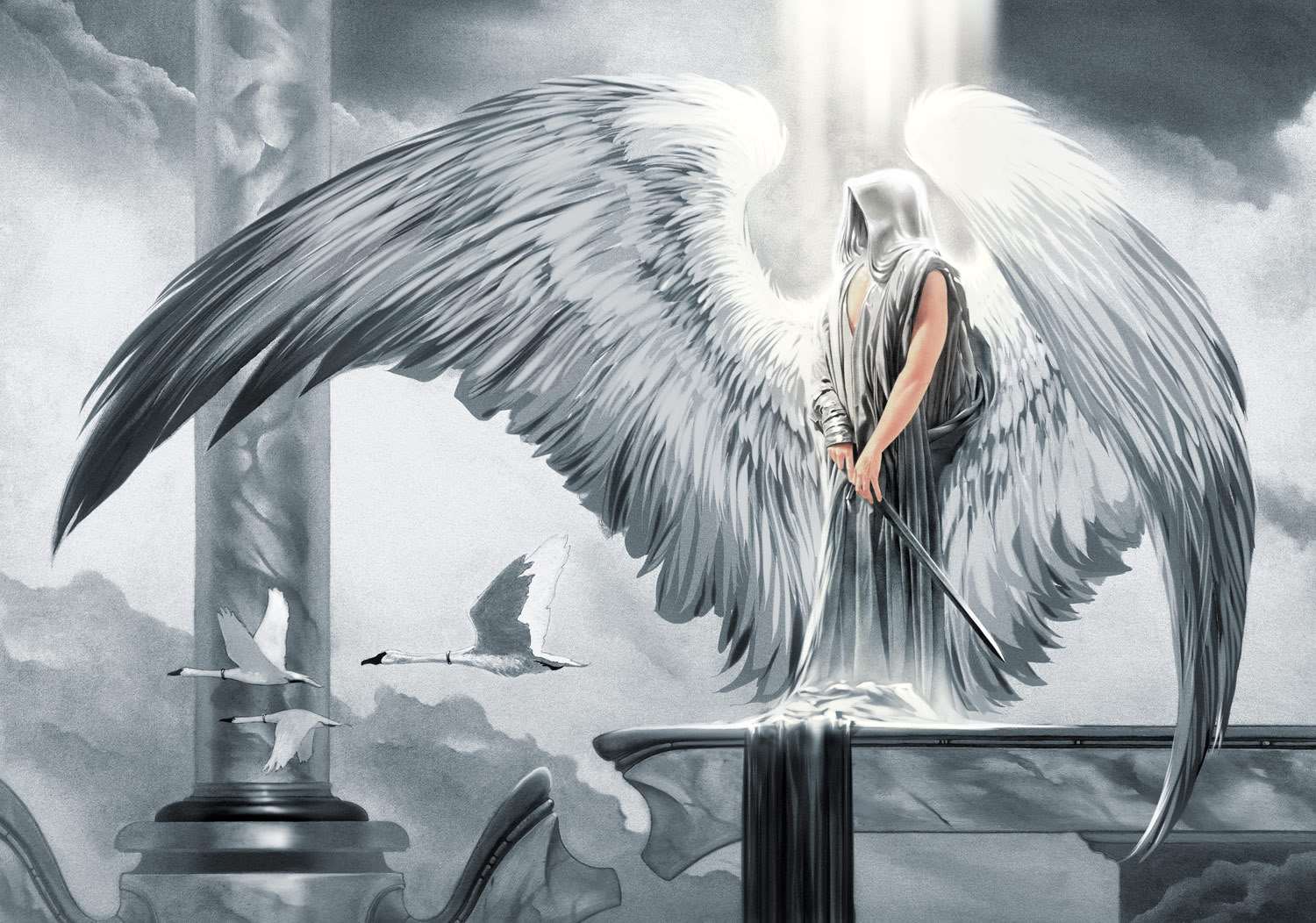 Angel angels armor fantasy warrior warriors wings HD wallpaper   Wallpaperbetter