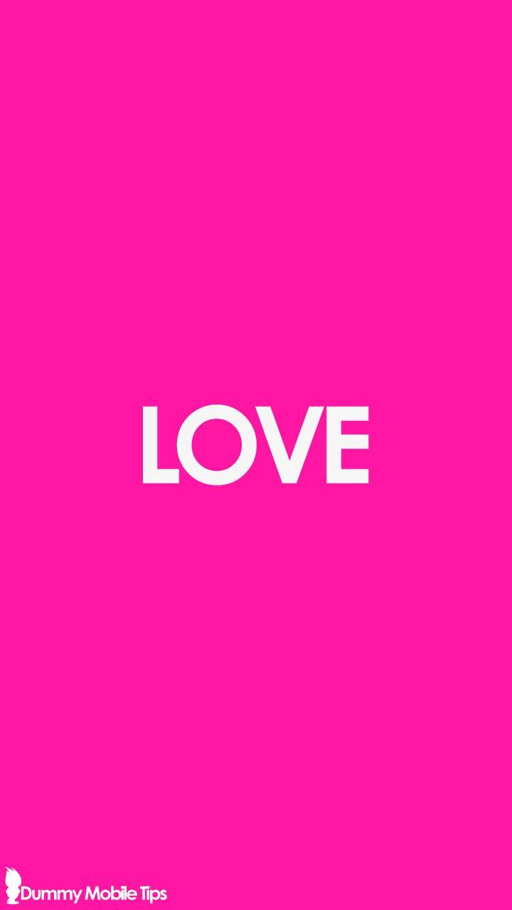 Pink Love Galaxy S3 Wallpaper (720x1280)