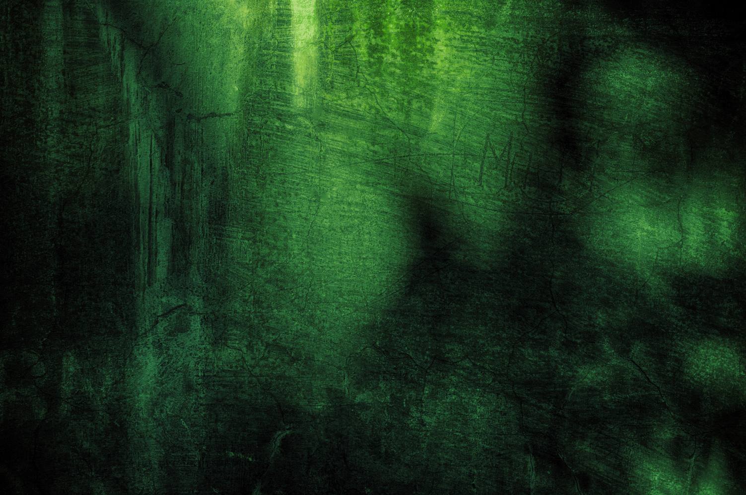 Dark Green Grungy Background