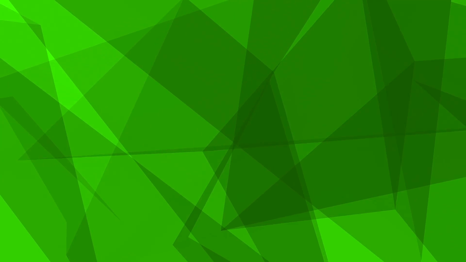 Glass Crystal Polygons Seamless Motion Background Full HD Dark Green