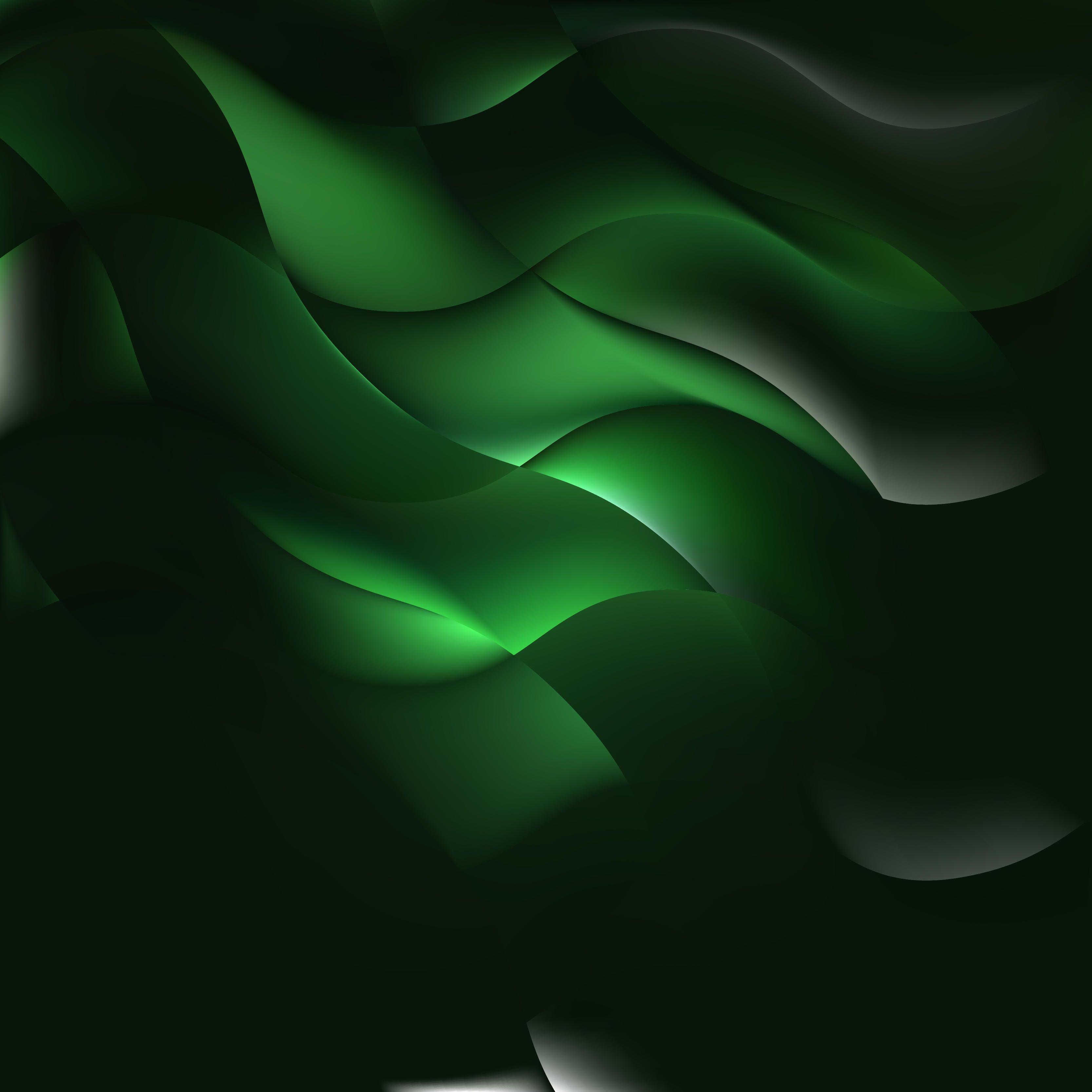 Abstract Dark Green Background GraphicsFreevectors