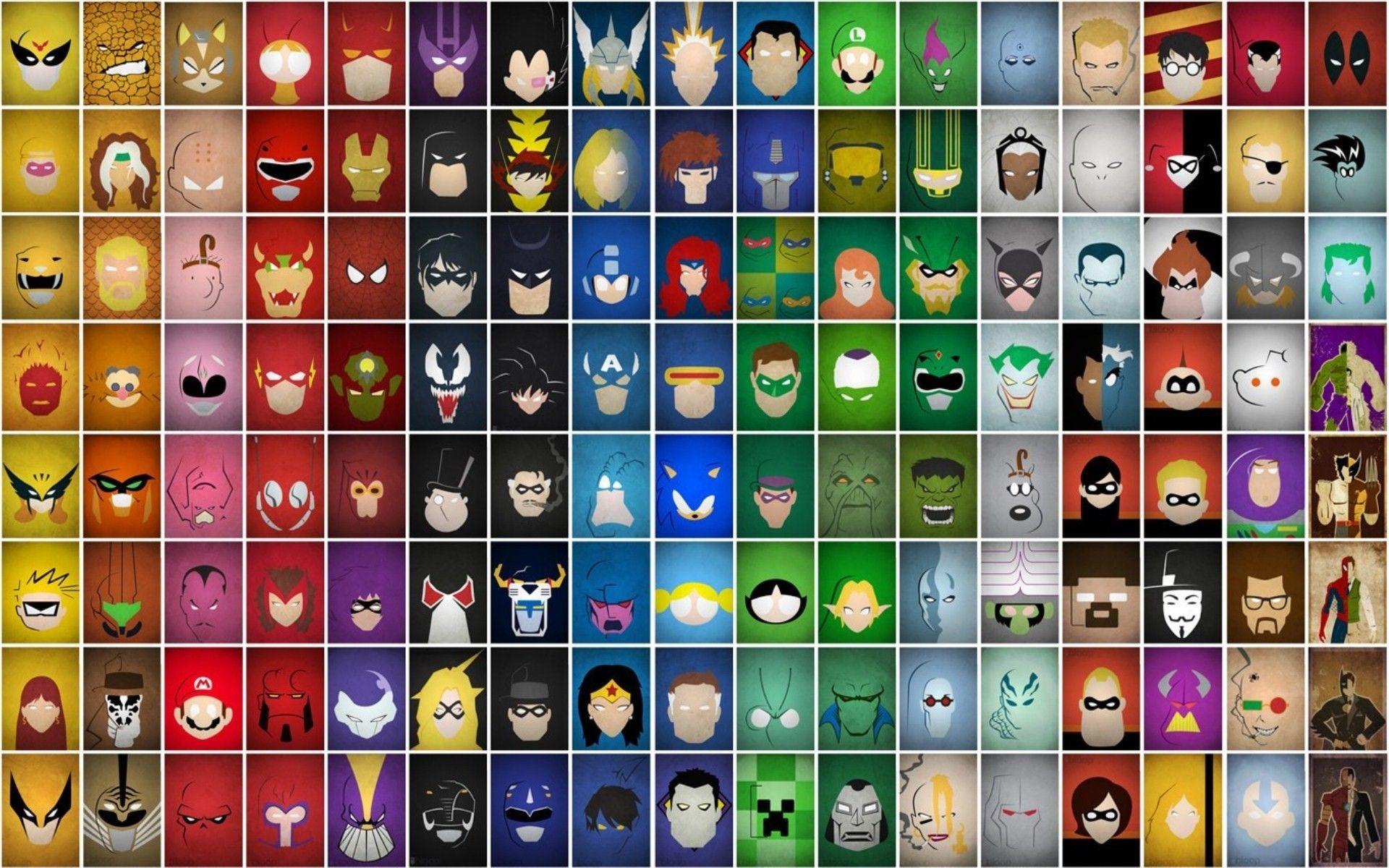 Comic book characters Wallpaper