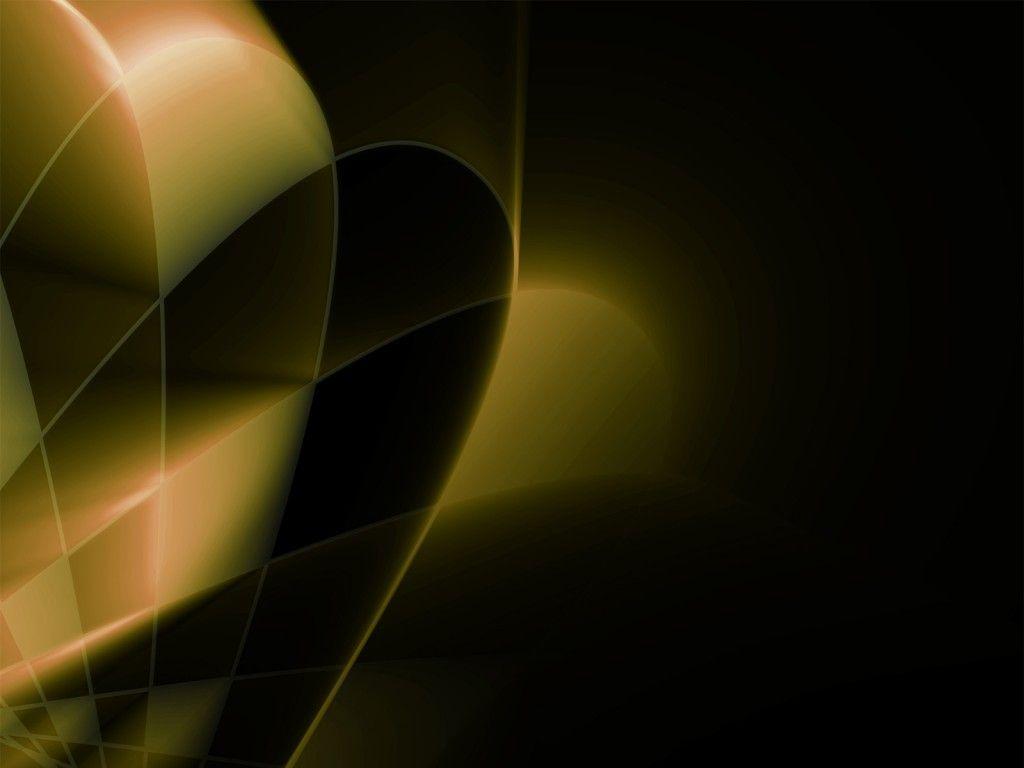 3D abstract gold Background, Black, Yellow