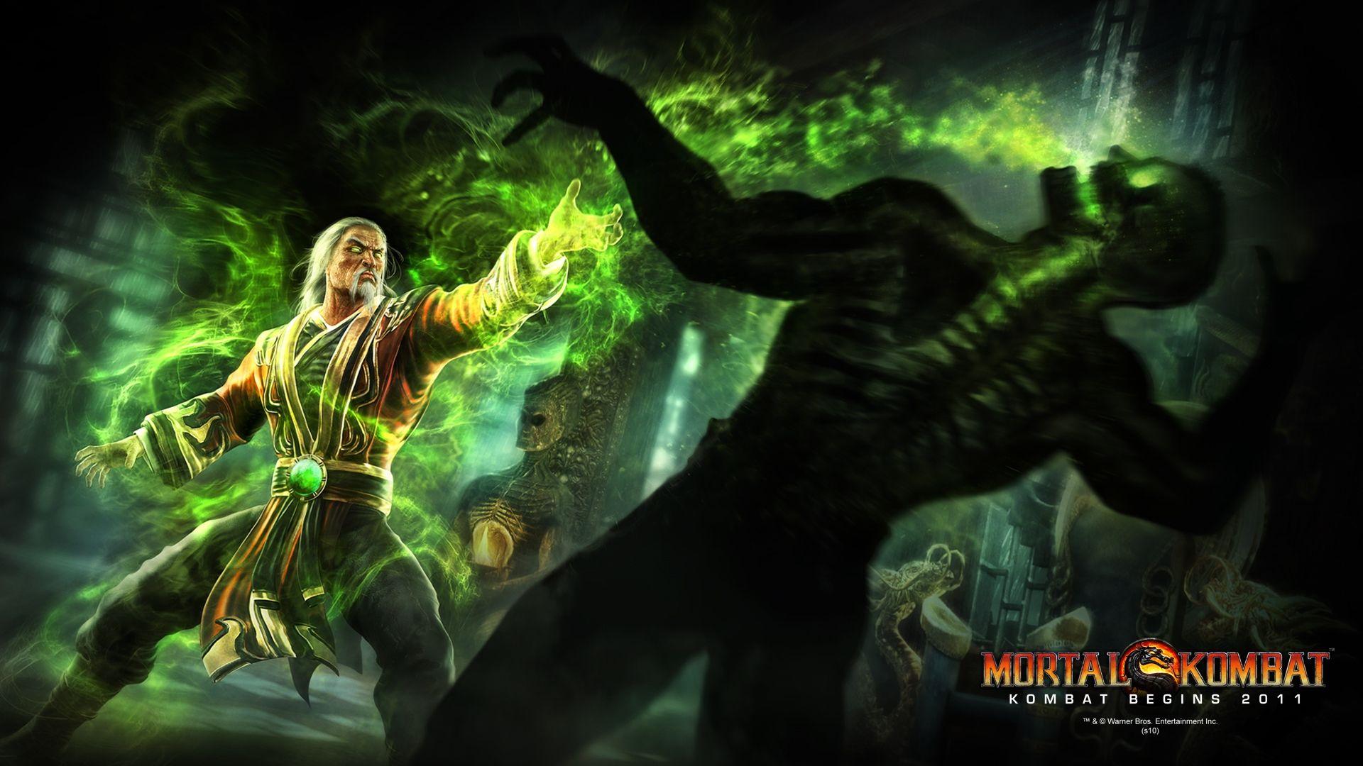 Download Wallpaper 1920x1080 mortal kombat, character, magic, battle