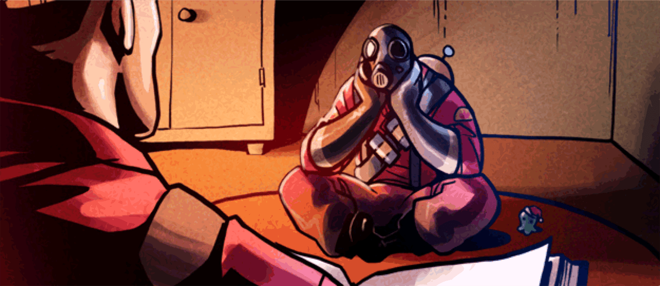 Sitting Pyro Wallpaper