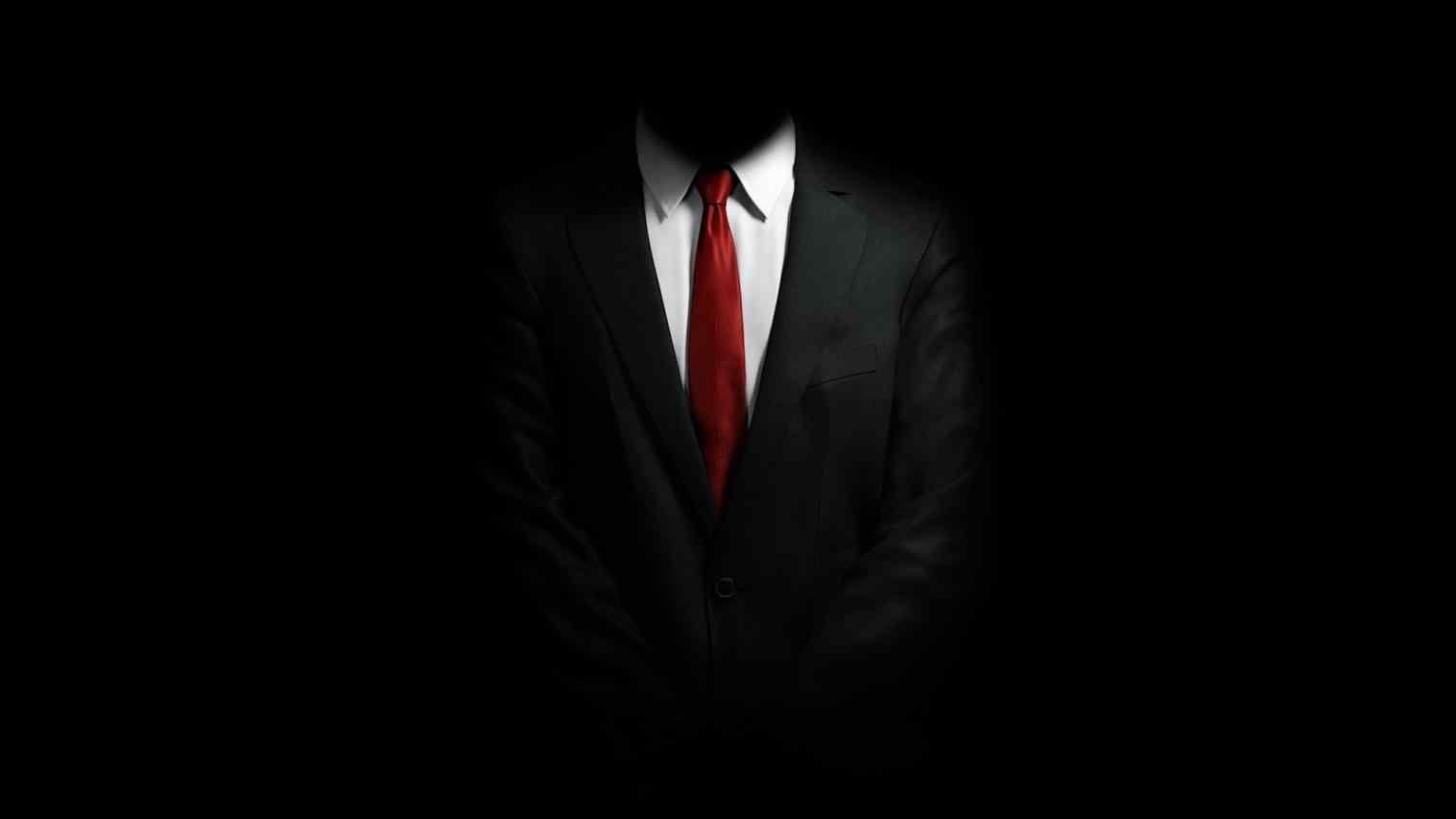 Video Black Suit Red Tie Wallpaper Games Background White Clothing S