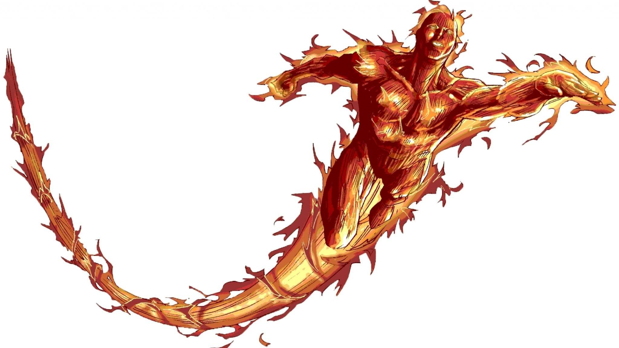 Human Torch wallpaper HD for desktop background