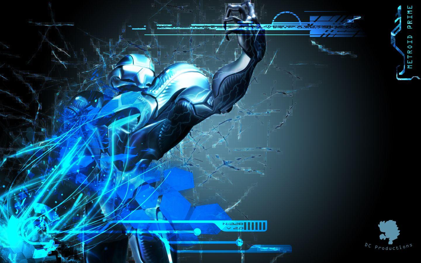 Dark Samus Power Up Wallpaper