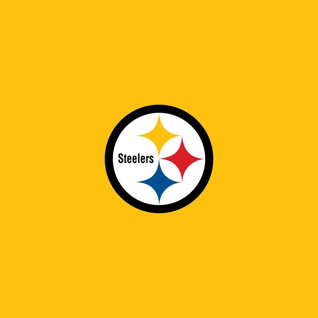 iPad Wallpaper with the Pittsburgh Steelers Team Logos. Digital