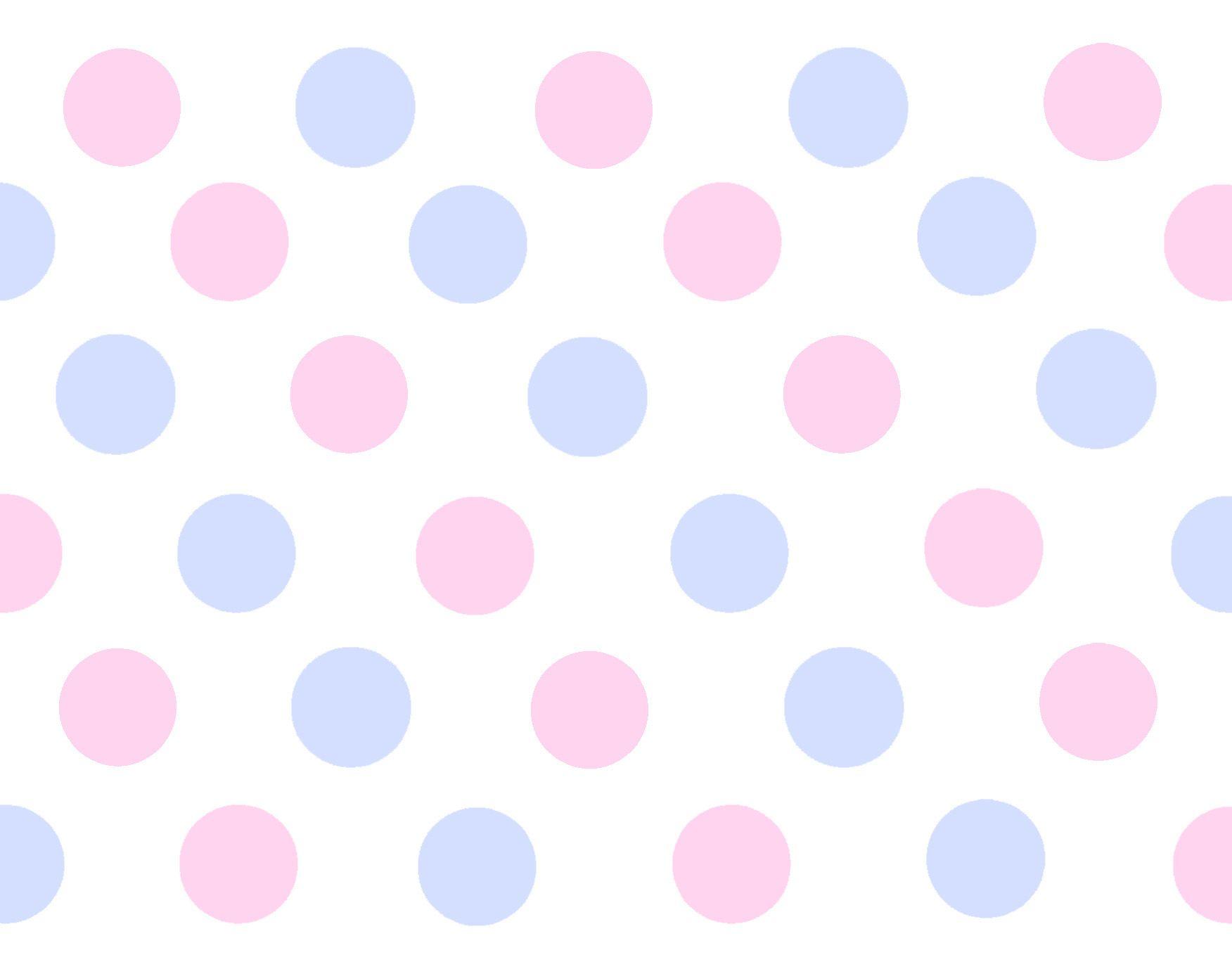 Download free Simple Pink Polka Dot Wallpaper