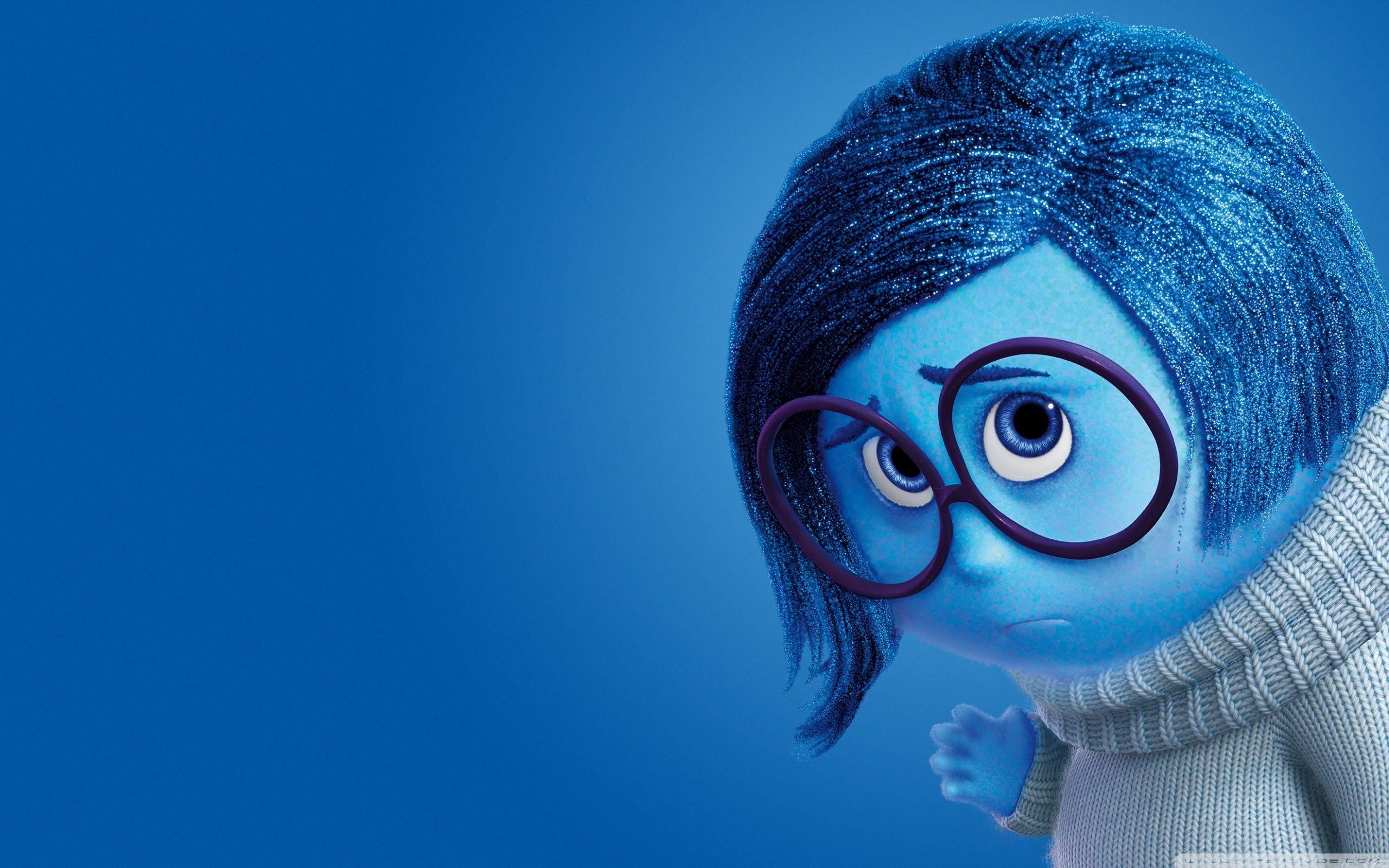 Inside Out Sadness, Pixar Ultra HD Desktop Background