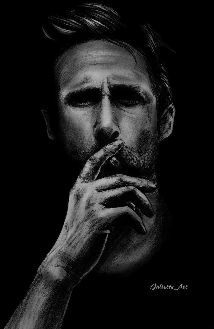 Ryan Gosling smoking