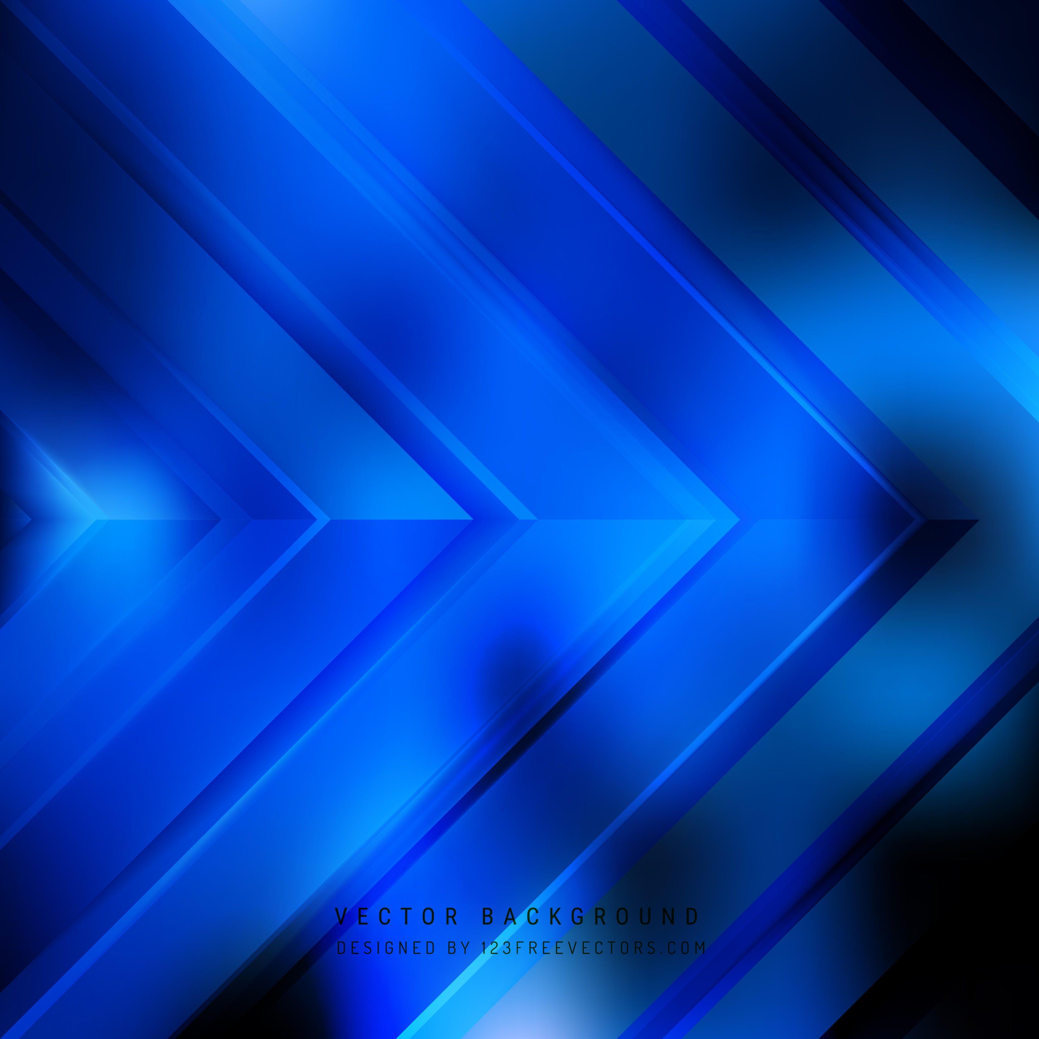 Abstract Blue Arrow Background DesignFreevectors