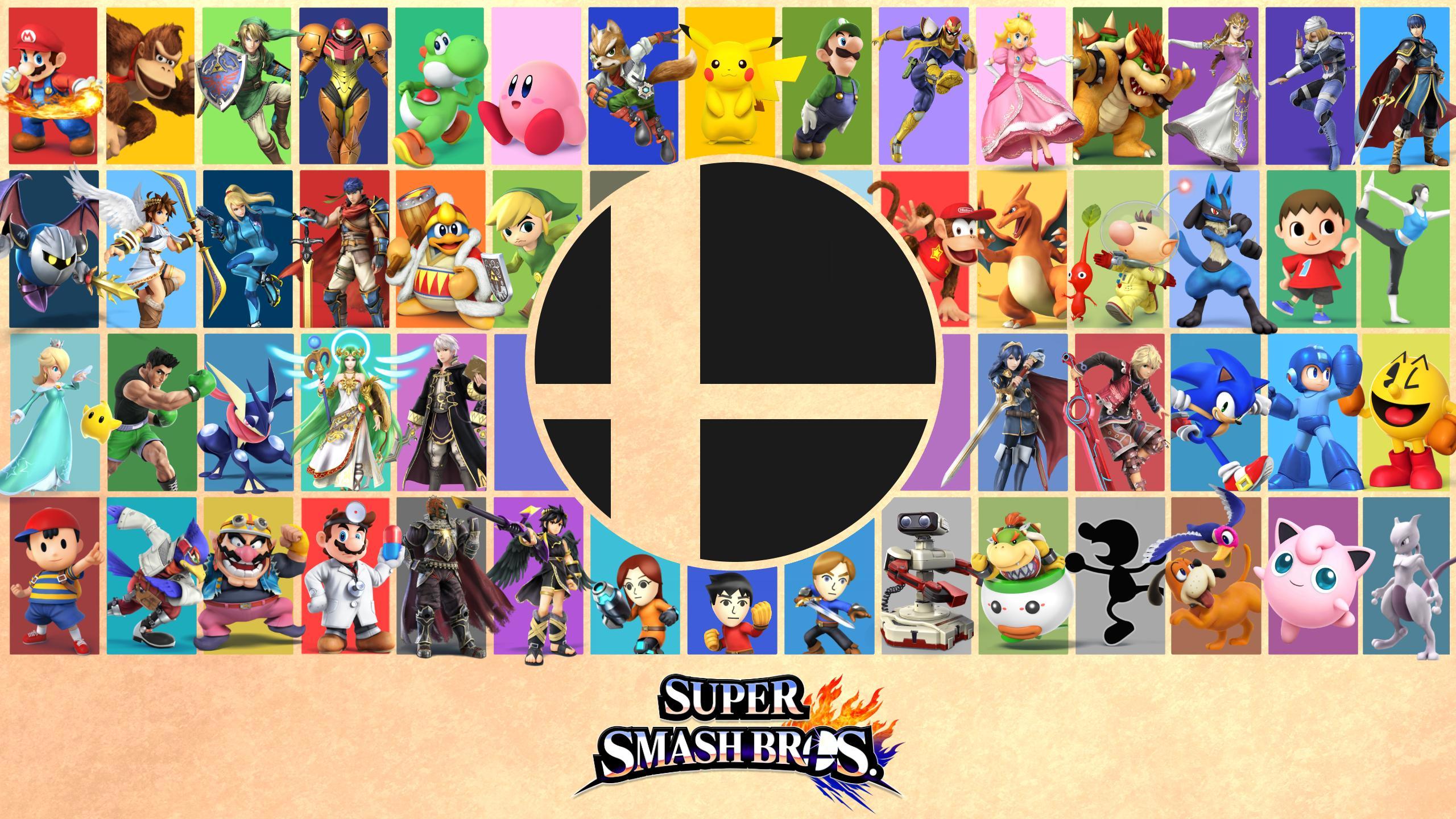 Made A Super Smash Bros Wallpaper Poster Today, Thought You Guys
