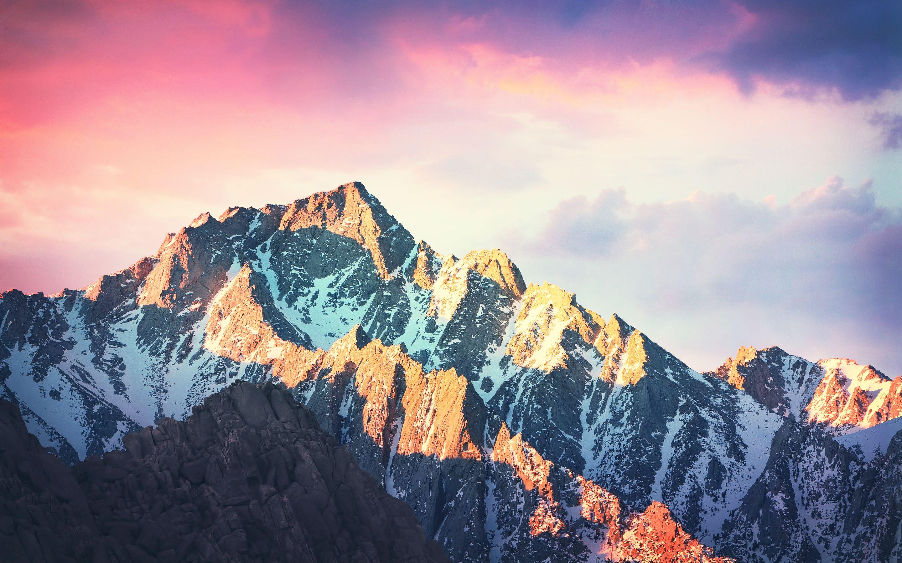 macOS Sierra wallpaper, adjusted