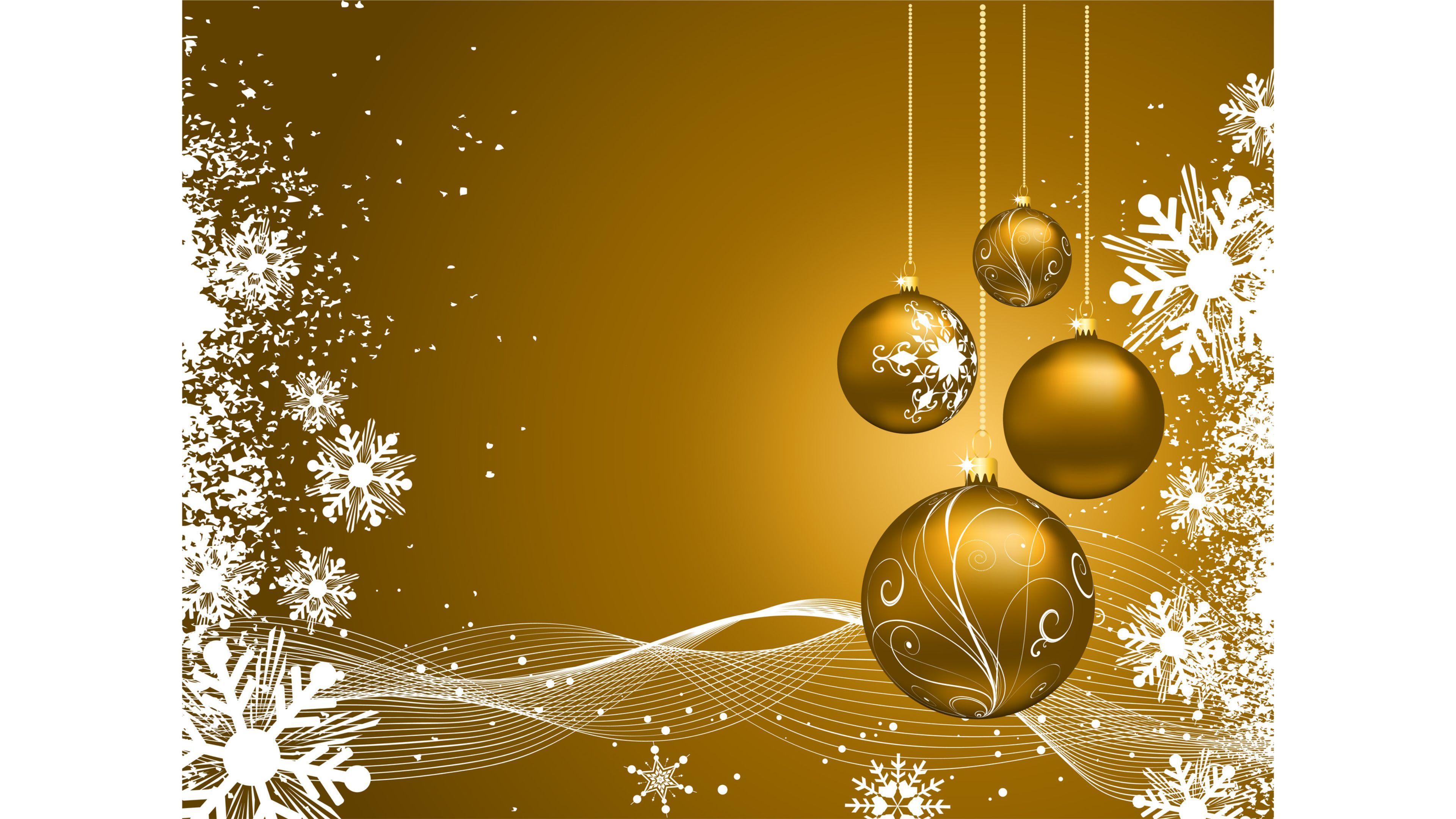 Gold Christmas Wallpapers - Wallpaper Cave